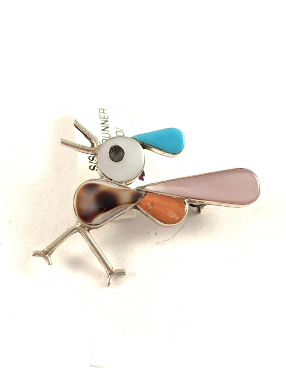 Multi stone road runner pendant (1 of 3)