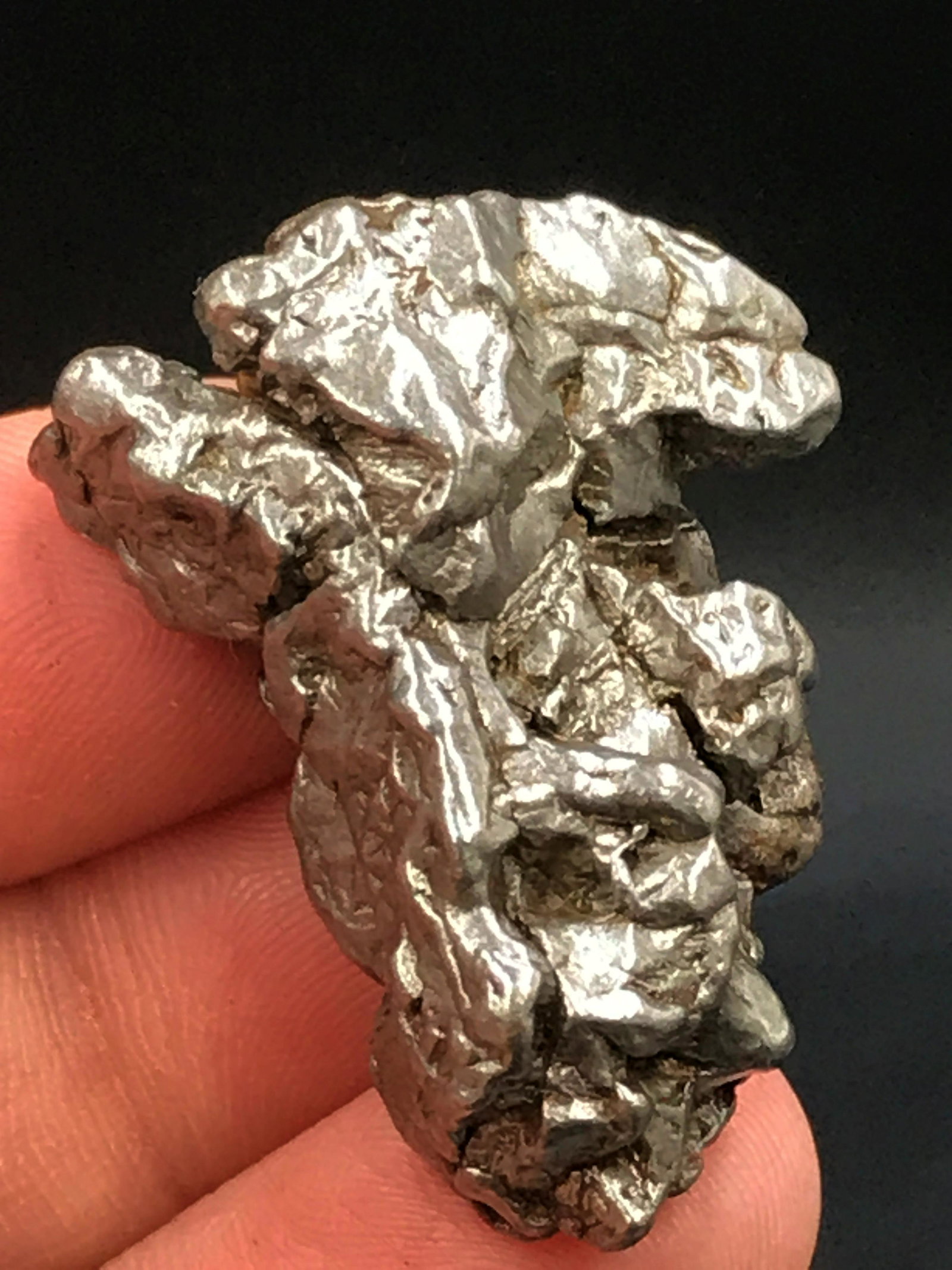 Meteorite, Rock, Crystal, Natural, Collectible,: 36.6 gram meteorite. Campo del Cielo fall, Argentina