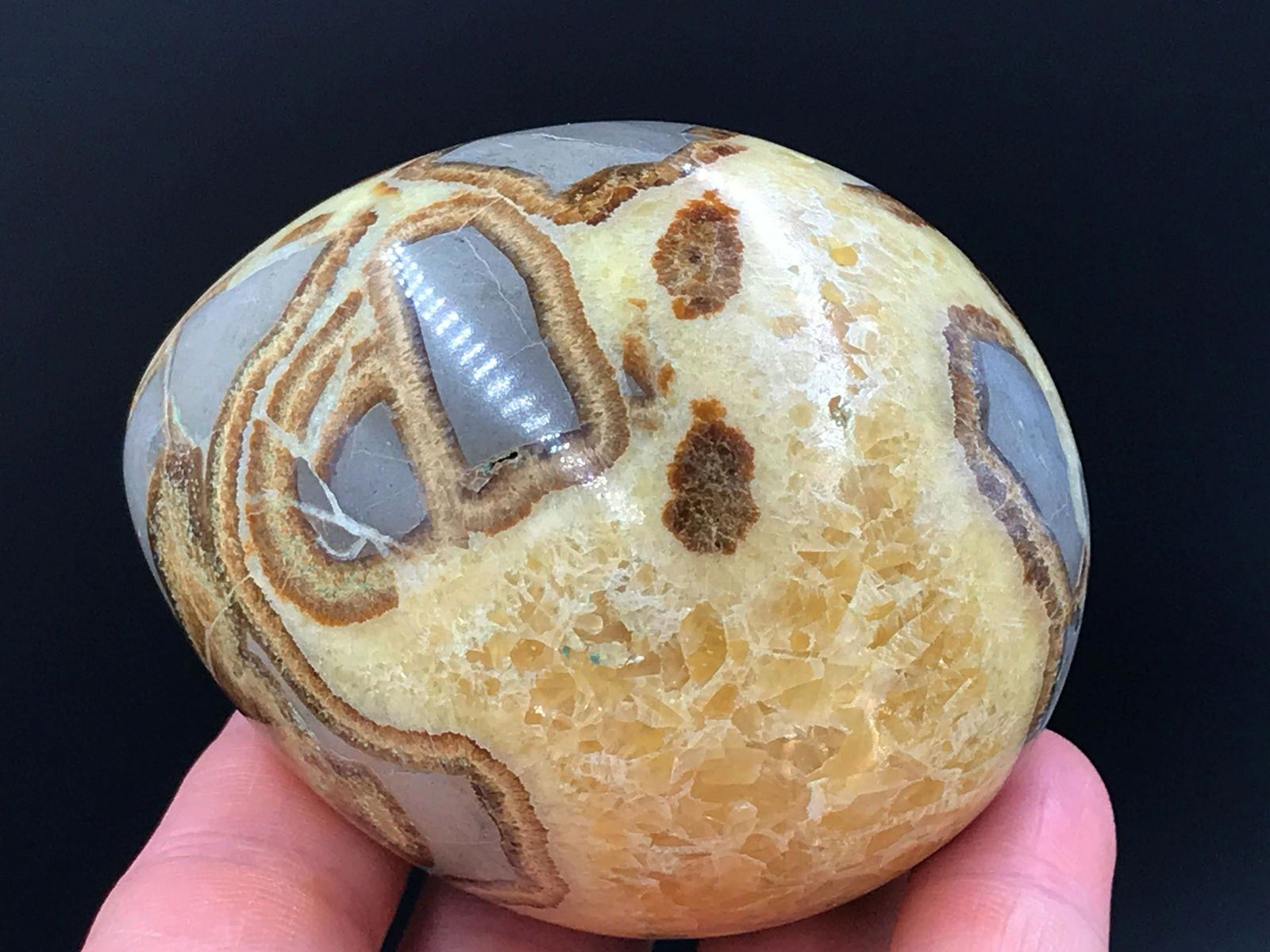 Rock, Crystal, Natural, Collectible, Carving, Egg (1 of 4)