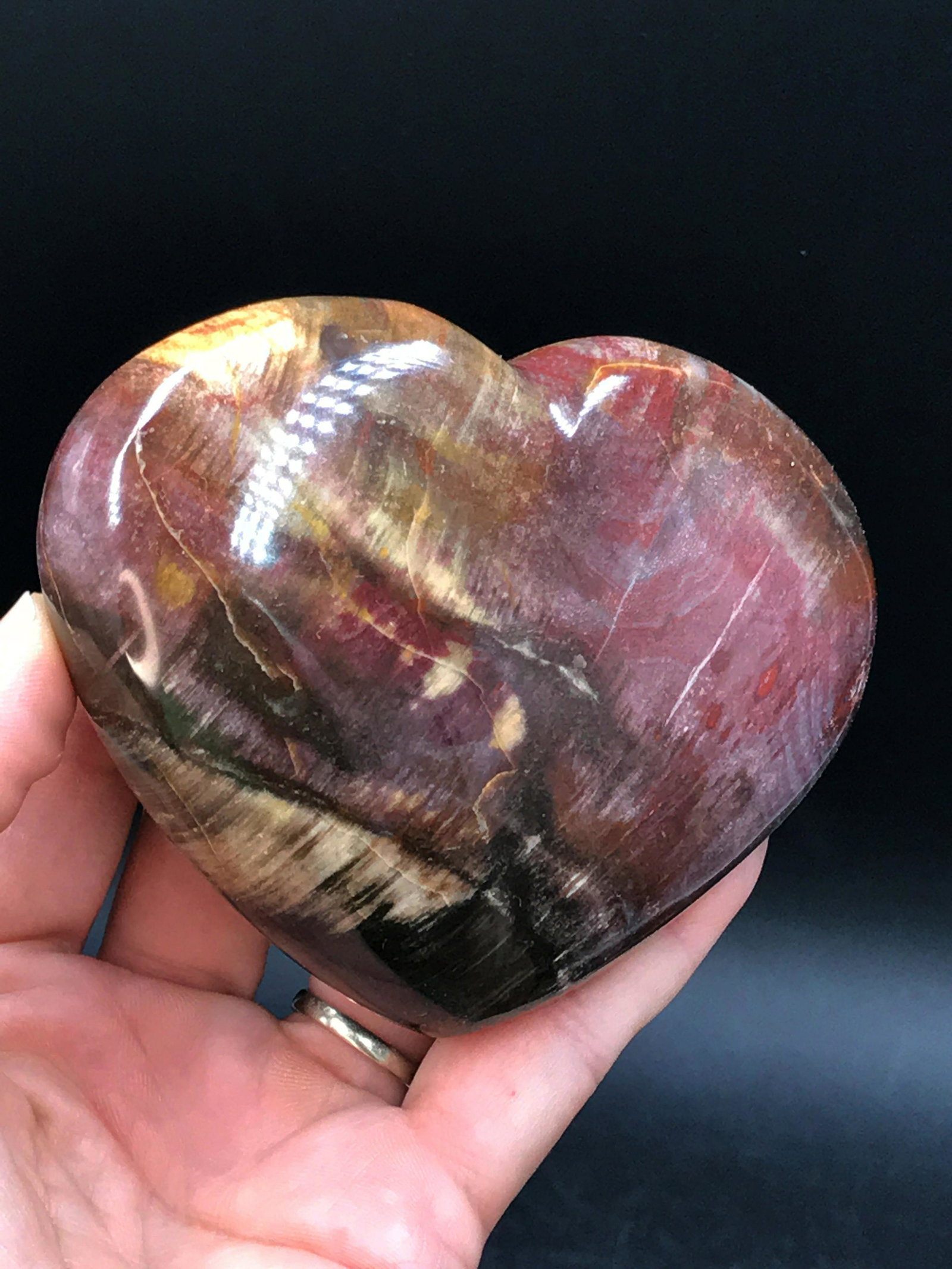 Rock, Crystal, Natural, Collectible, Carving, Heart (1 of 3)