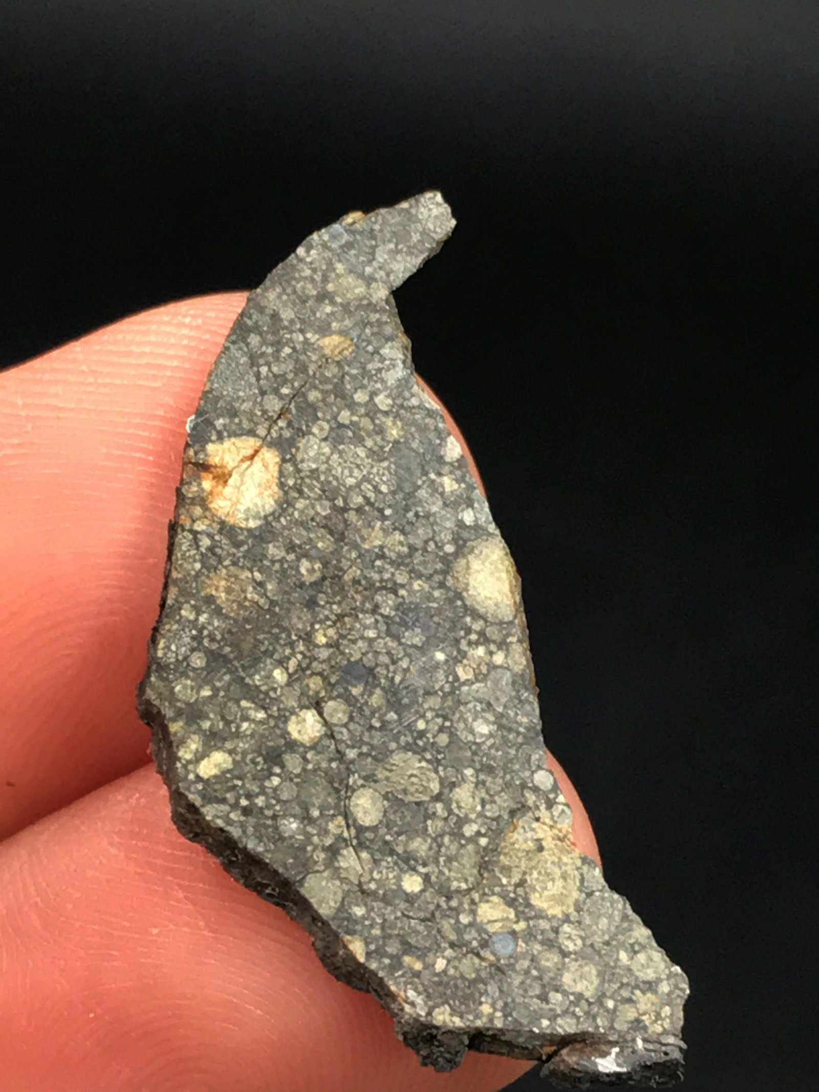 Meteorite, Rock, Crystal, Natural, Collectible,: 1.29 gram meteorite. Aba Pami, Nigeria