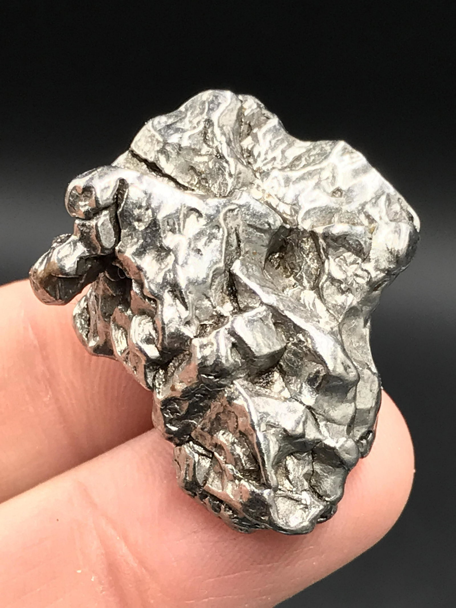 Meteorite, Rock, Crystal, Natural, Collectible,: Meteorite Campo del Ciello Argentina 22.2g