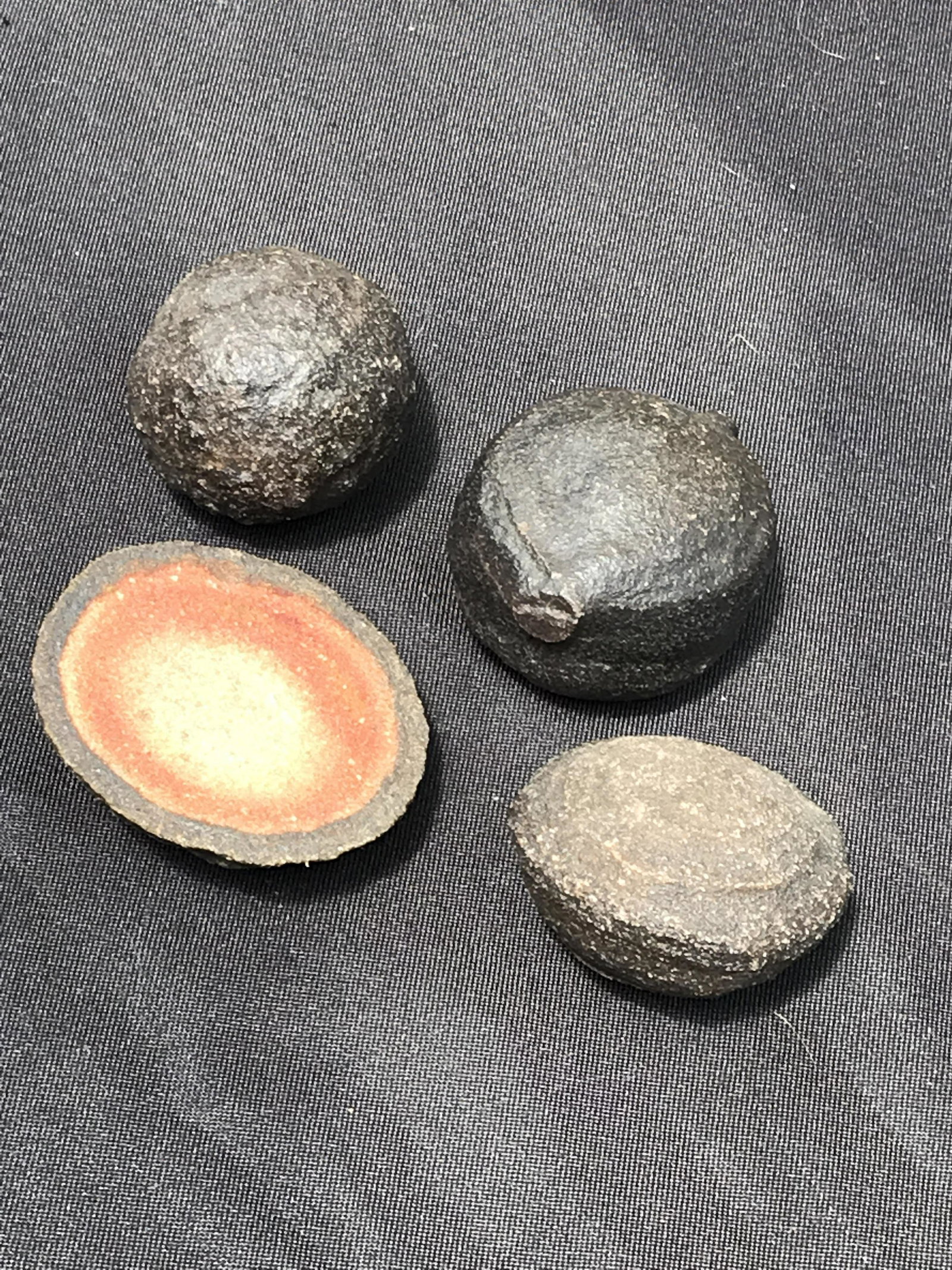 Rock, Crystal, Natural, Collectible, Mineral, Specimen: Moqui Marbles Utah 3.5 Pieces