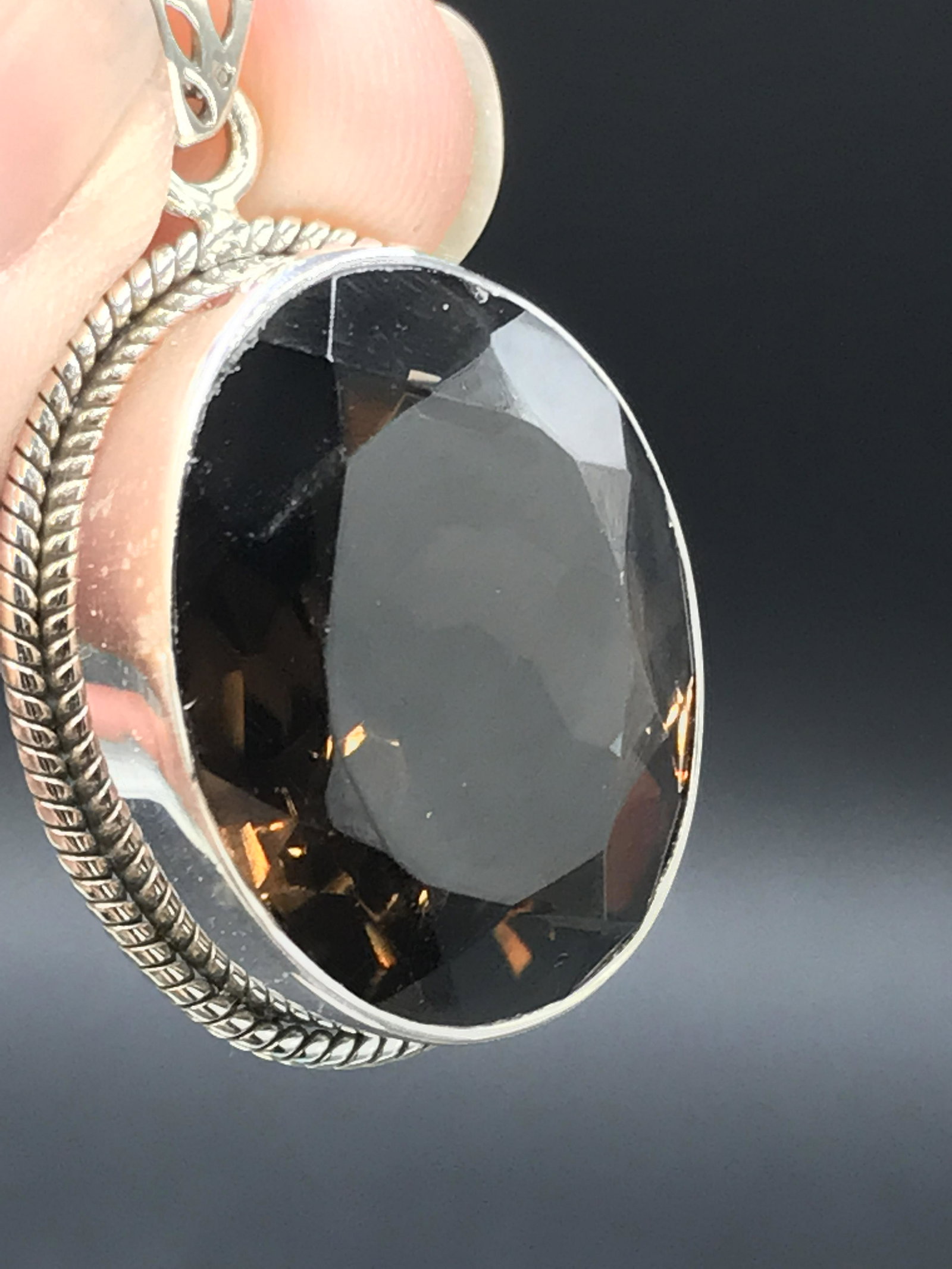 Rock, Crystal, Natural, Jewelry, Sterling, Pendant (1 of 3)