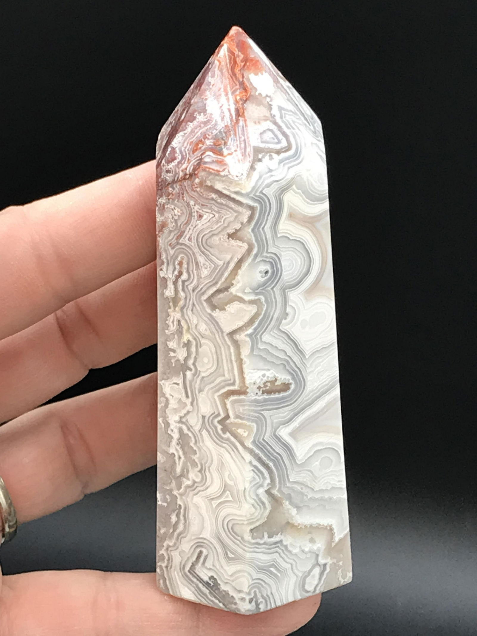 Rock, Crystal Natural Collectible, Carving, Oblisk, (1 of 4)
