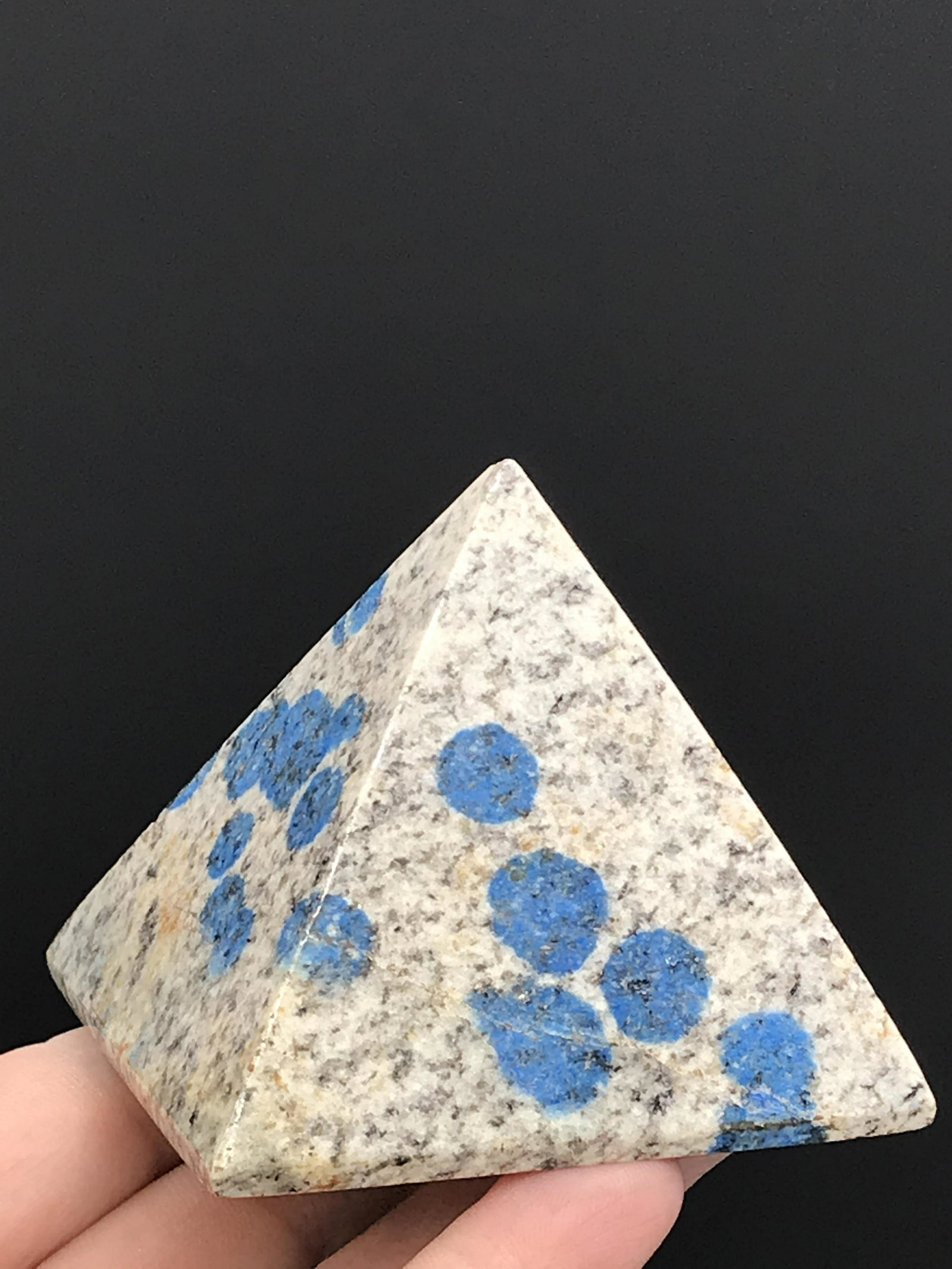 Rock, Crystal, Natural, Collectible, Carving, Pyramid: K-2 Granite Pyramid Pakistan