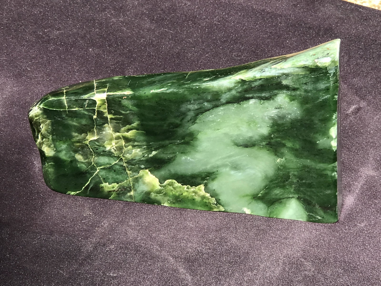 Rock, Crystal, Natural, Collectible, Mineral, Specimen: Nephrite Jade Burma 4lb 10oz