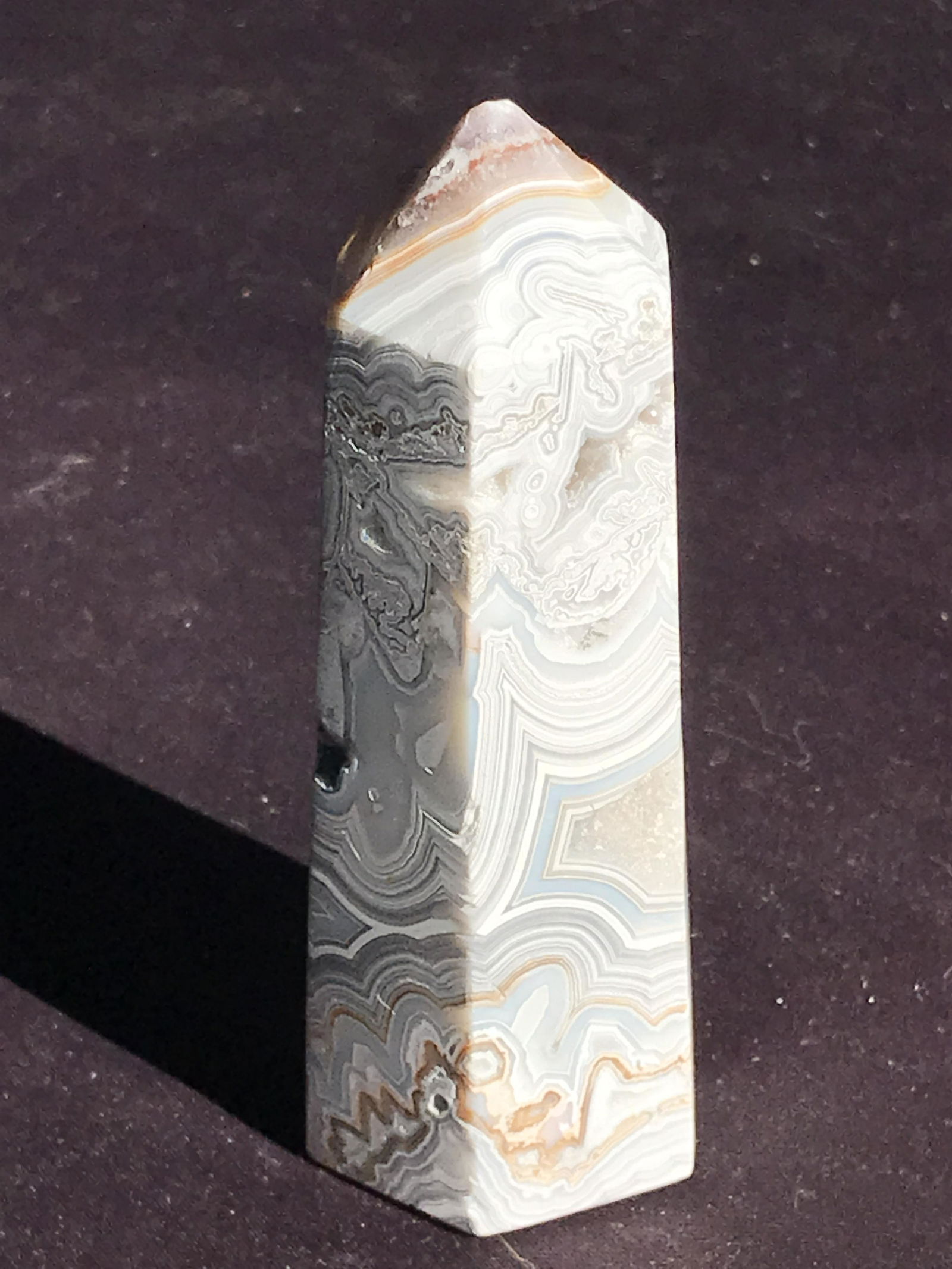 Rock, Crystal Natural Collectible, Carving, Oblisk, (1 of 5)