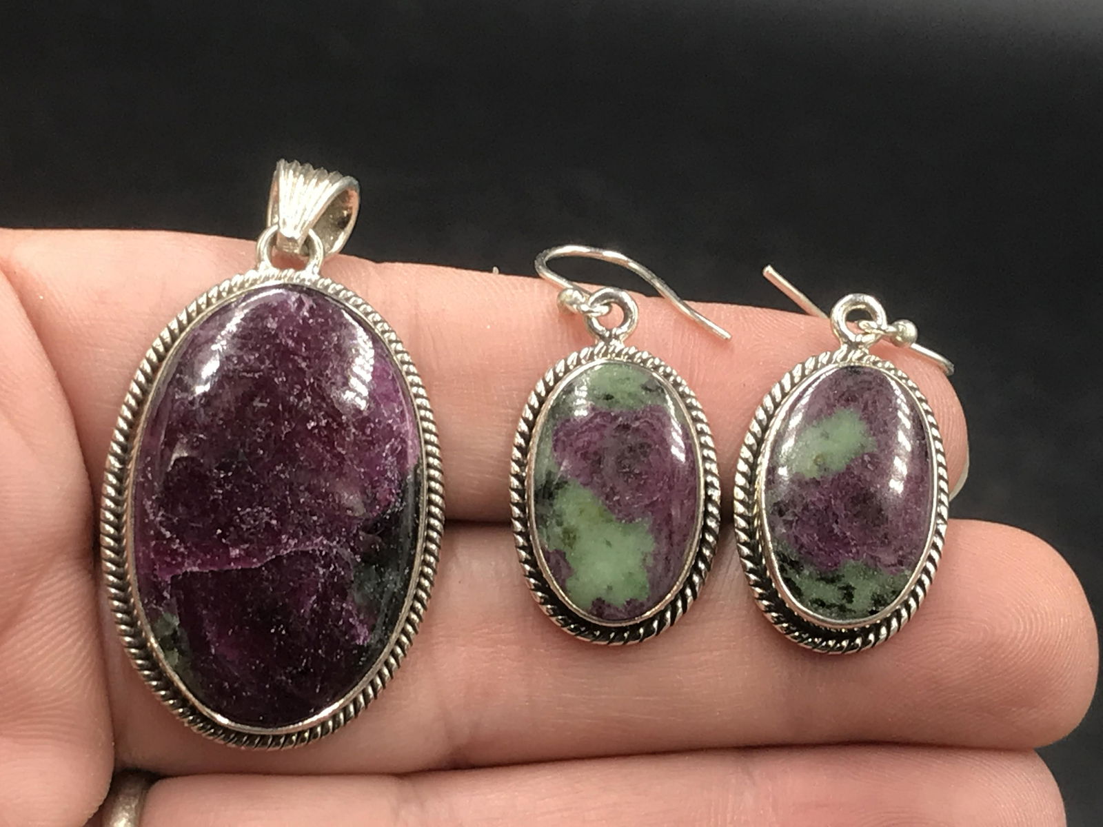 Rock, Crystal, Natural, Jewelry, Sterling (1 of 5)