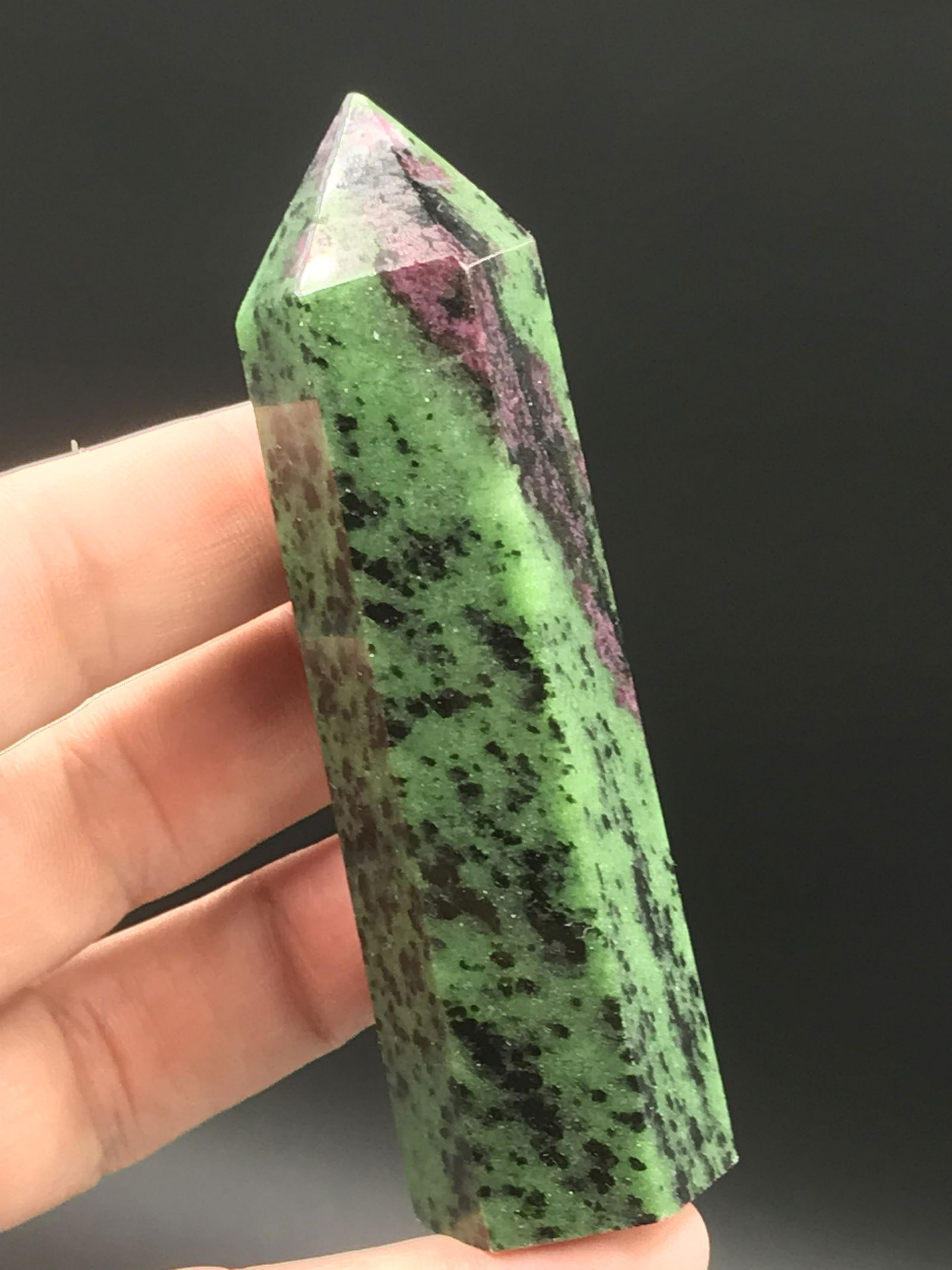 Rock, Crystal Natural Collectible, Carving, Oblisk, (1 of 5)