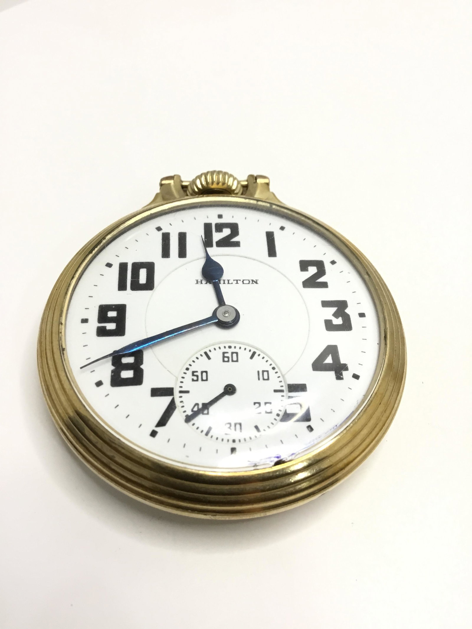 Hamilton Pocket Watch Year 1930 21 Jewels: Pocket Watch inop