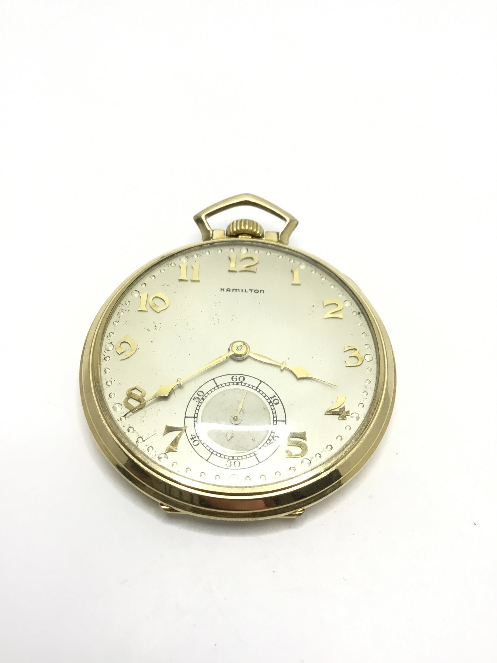 Hamilton Watch Co. Estimated Year 1936-1954: Been in watch collection for years, second hand moving