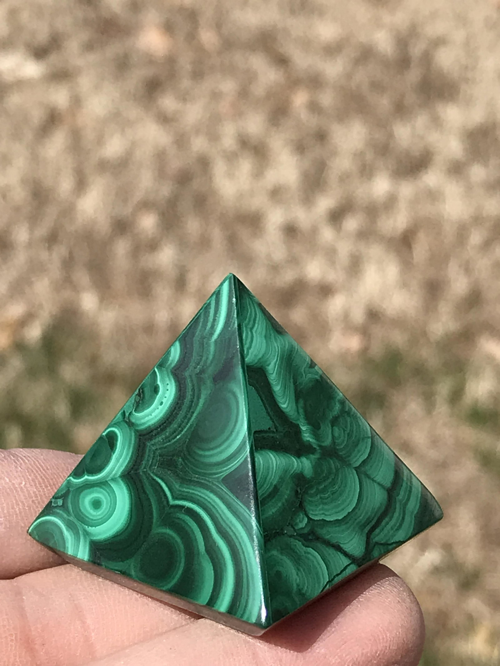 Rock, Crystal, Natural, Collectible, Carving, Pyramid (1 of 4)