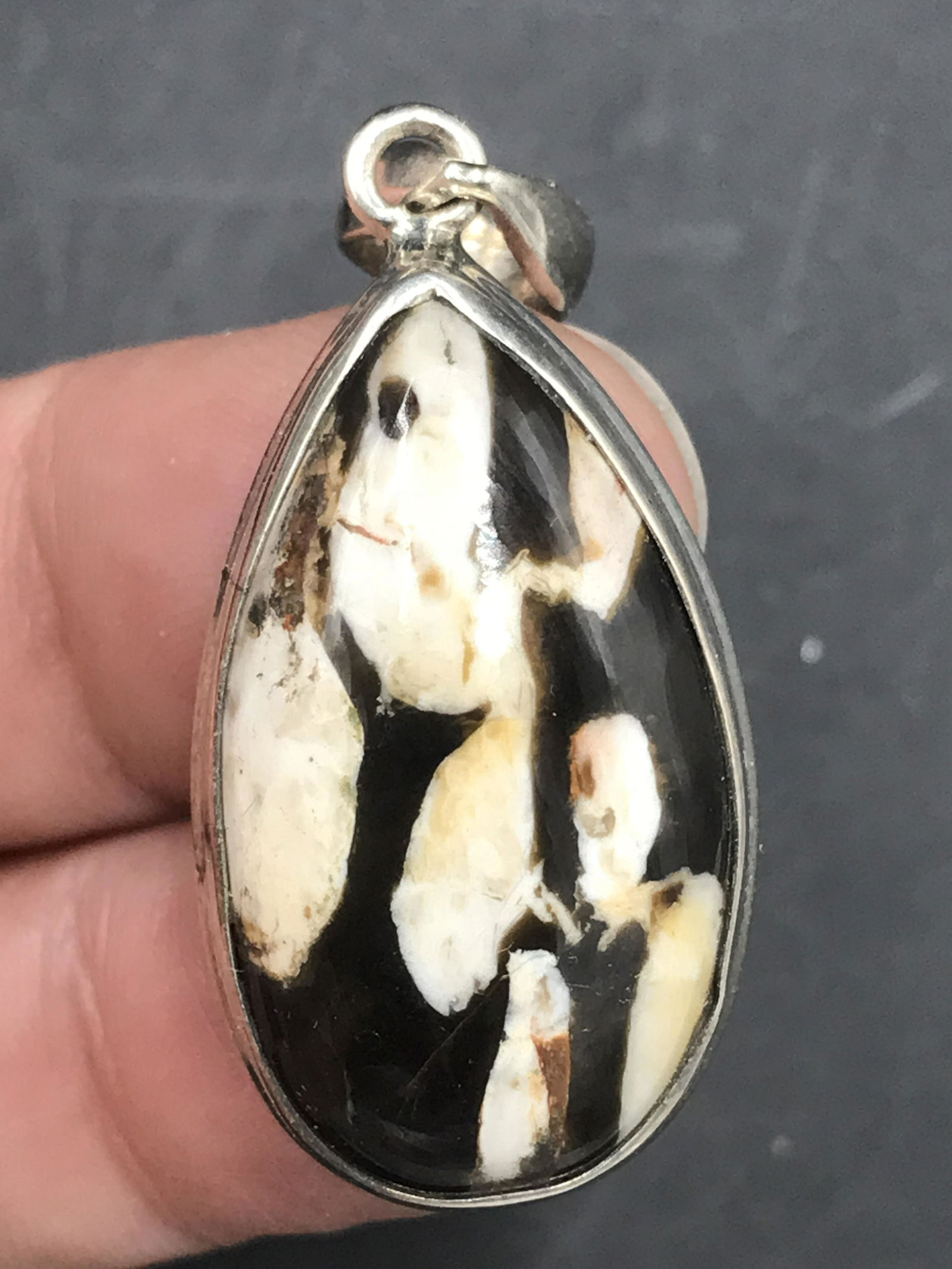 Rock, Crystal, Natural, Jewelry, Pendant, Sterling (1 of 4)