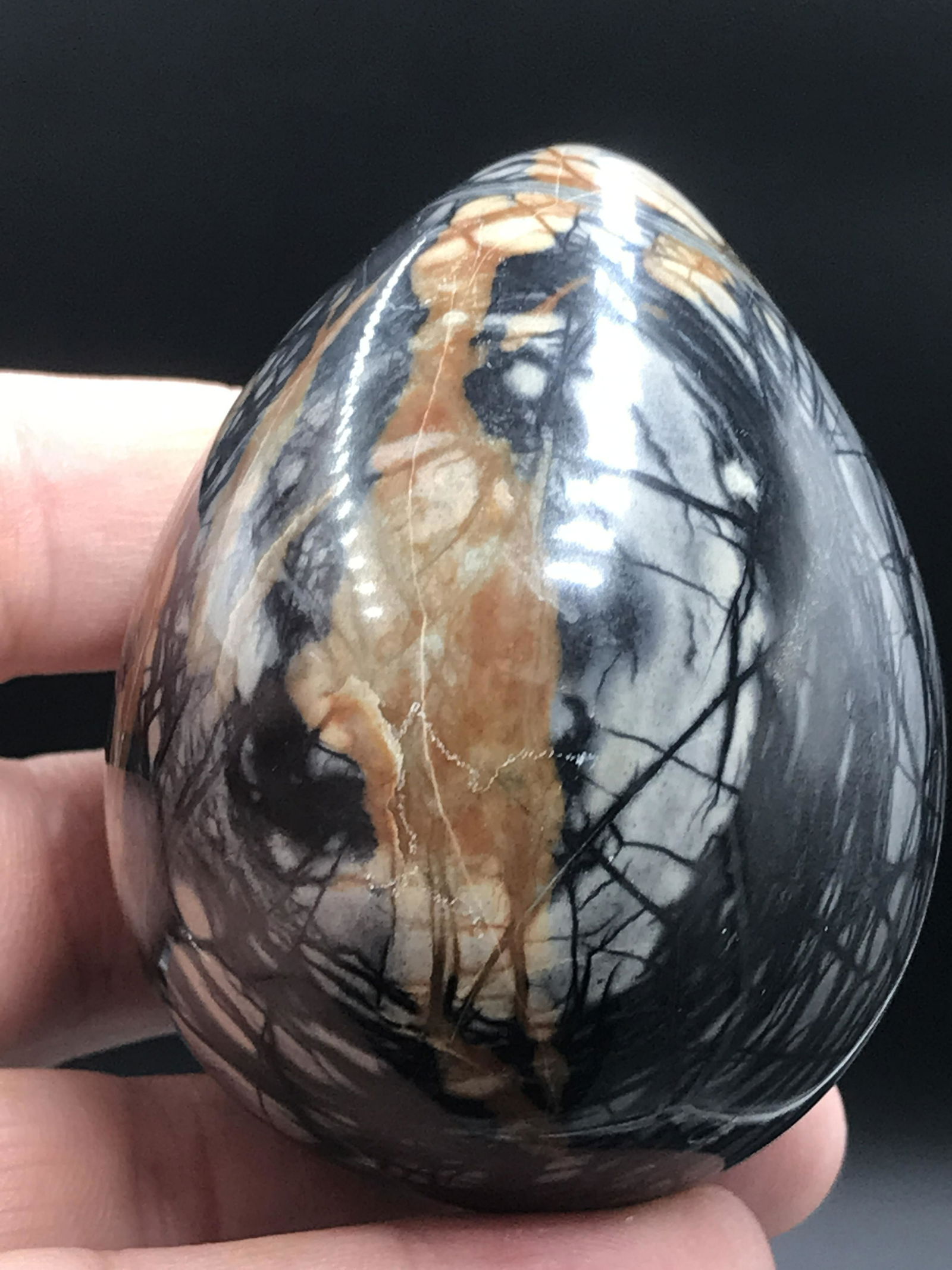 Rock, Crystal, Natural, Collectible, Carving, Egg (1 of 4)