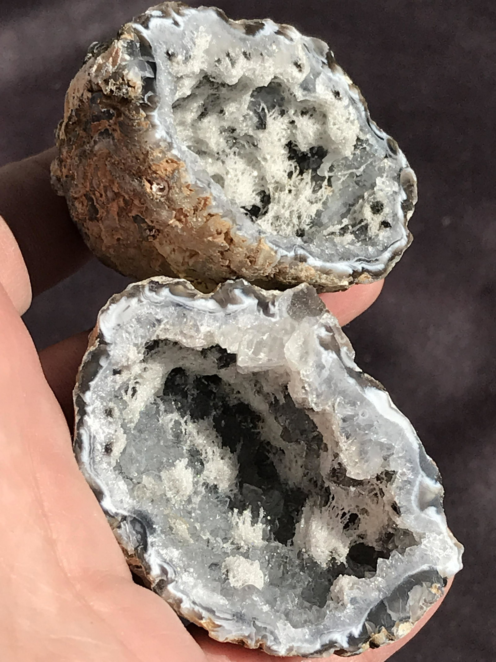 Geode, Rock, Crystal, Natural, Collectible, Specimen (1 of 4)