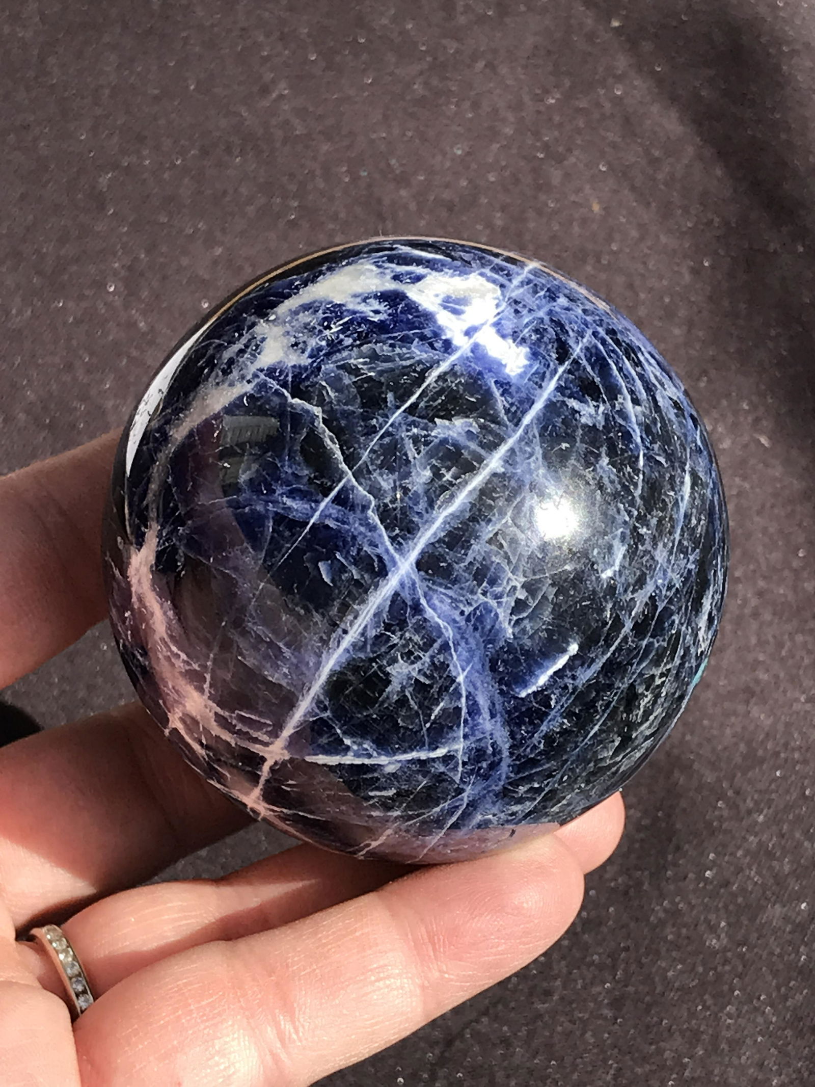 Rock, Crystal, Natural, Decor, Collectible, Carving, Sphere (1 of 4)