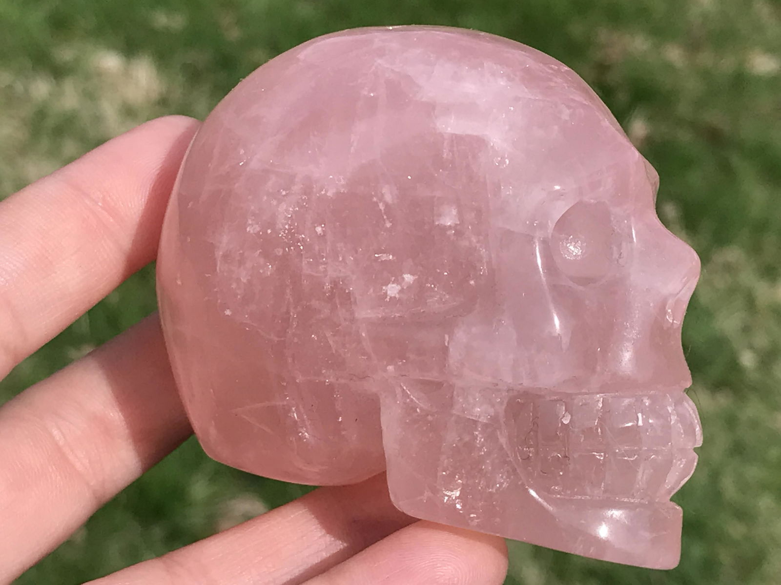 Rock, Crystal, Natural, Decor, Collectible, Carving, Skull (1 of 4)