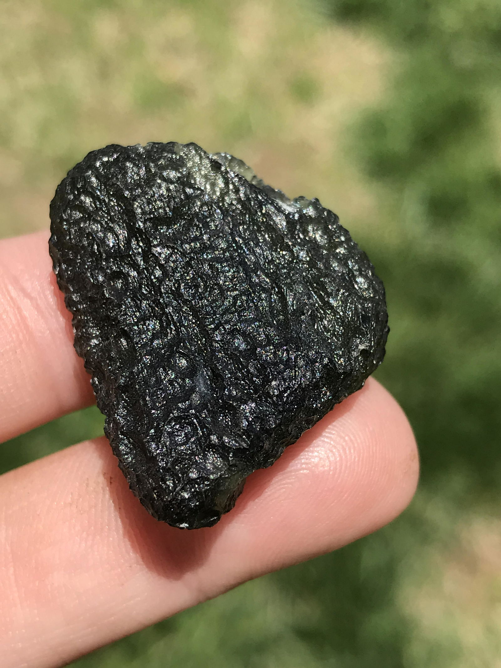 Tektite, Impact Glass, Crystal, Natural, Collectible, Moldavite (1 of 5)