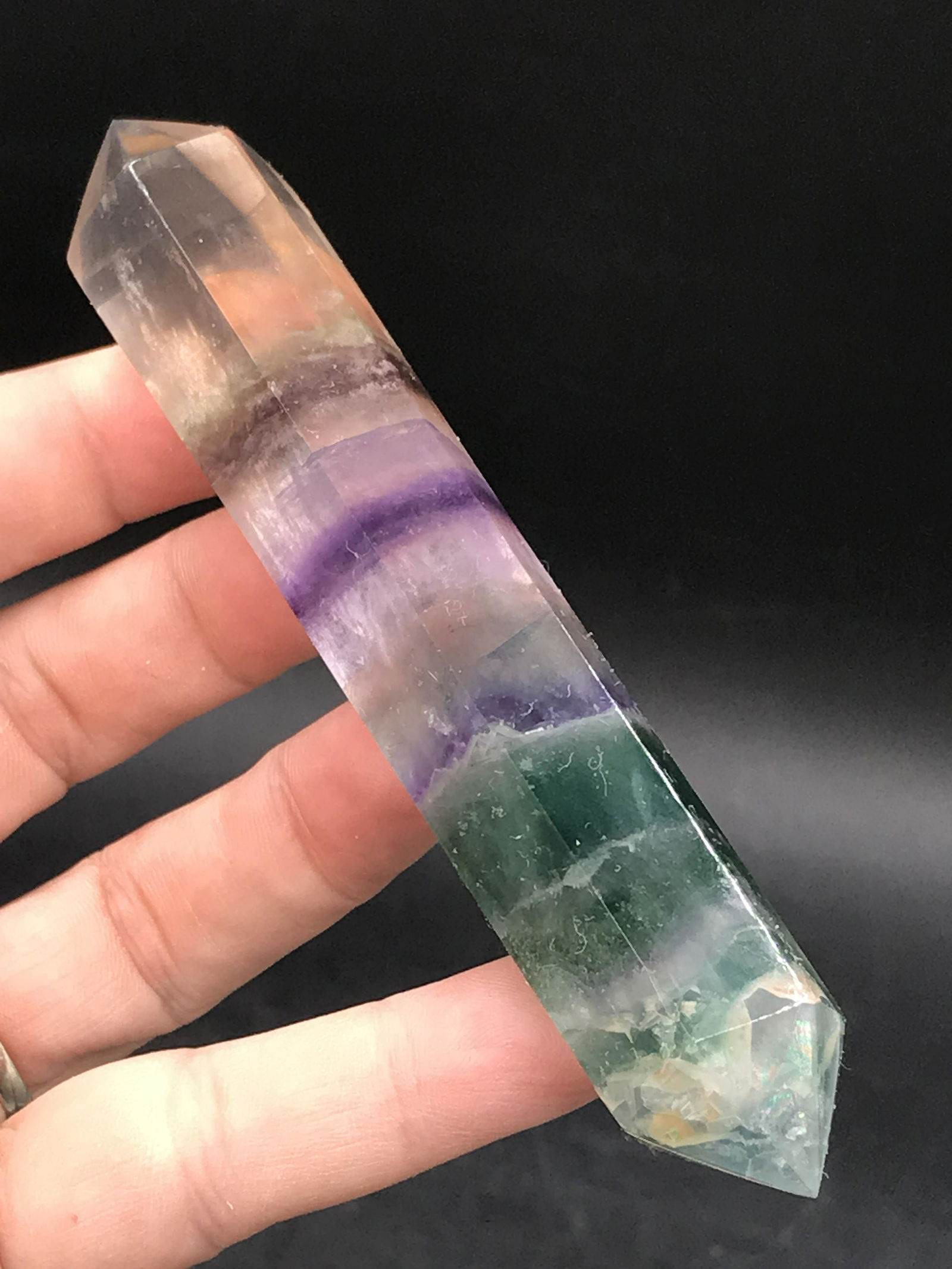 Rock, Crystal, Natural, Decor, Collectible, Carving, Wand, Double-Terminated (1 of 5)