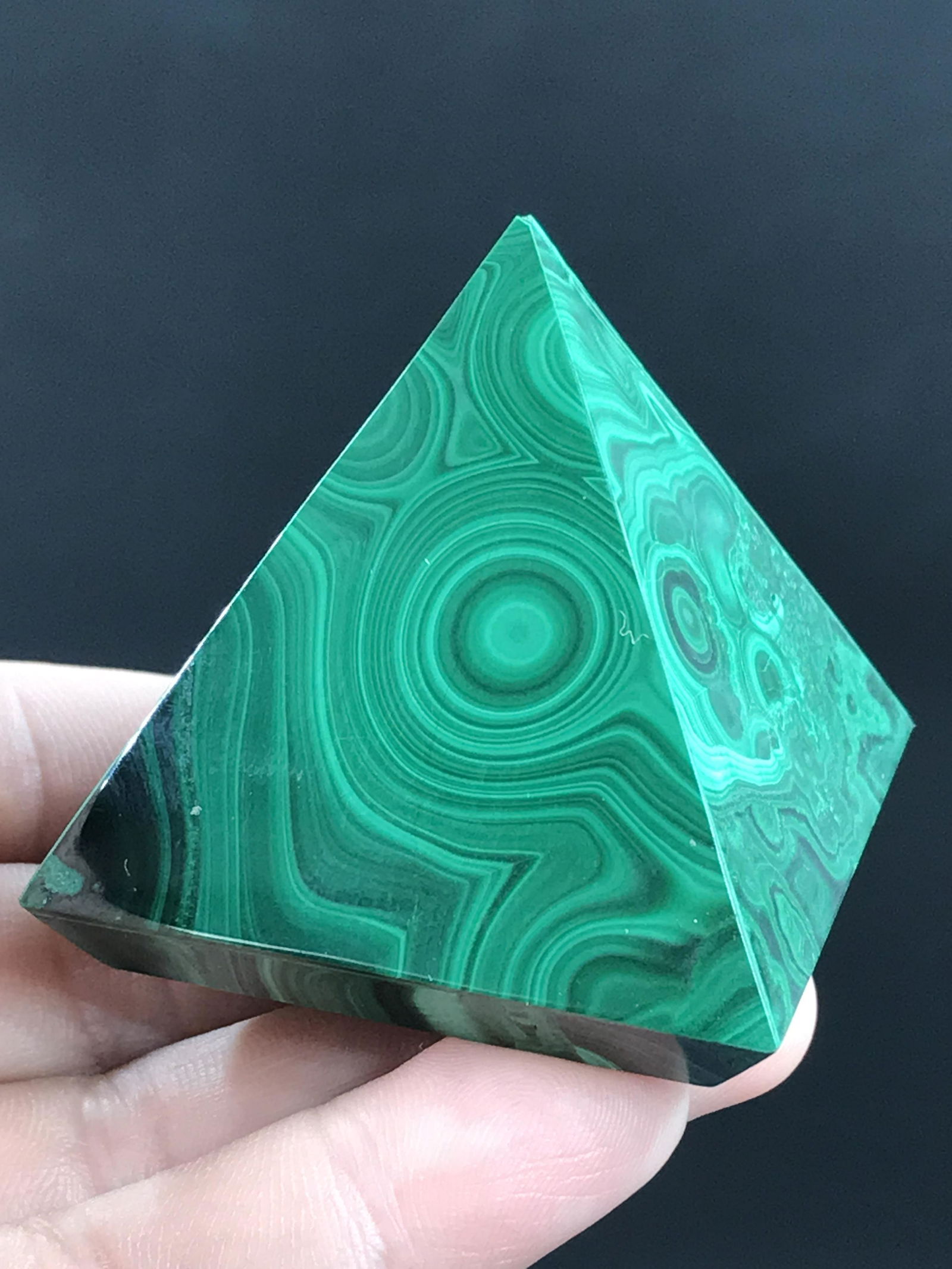 Rock, Crystal, Natural, Decor, Collectible, Carving, Pyramid (1 of 4)