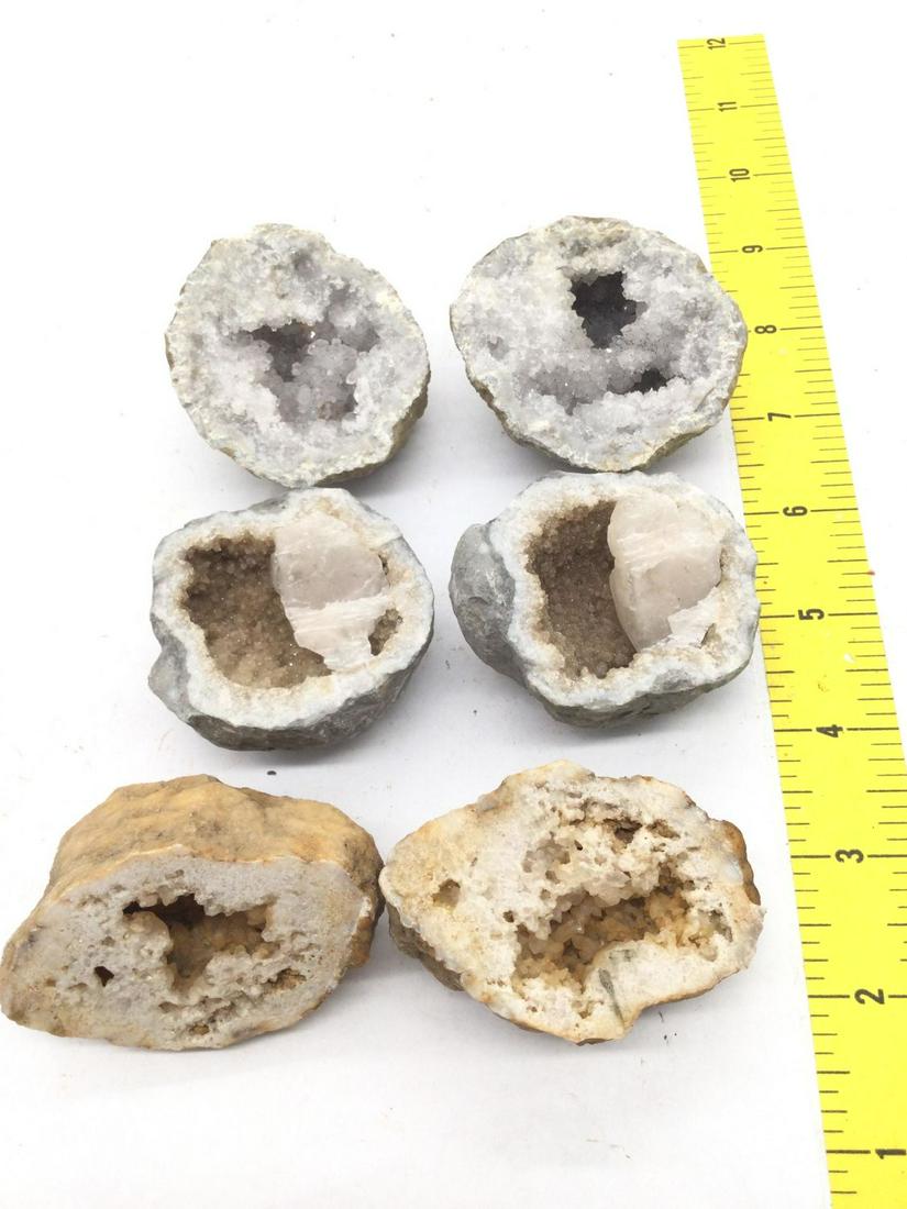 Three geode pairs (1 of 5)