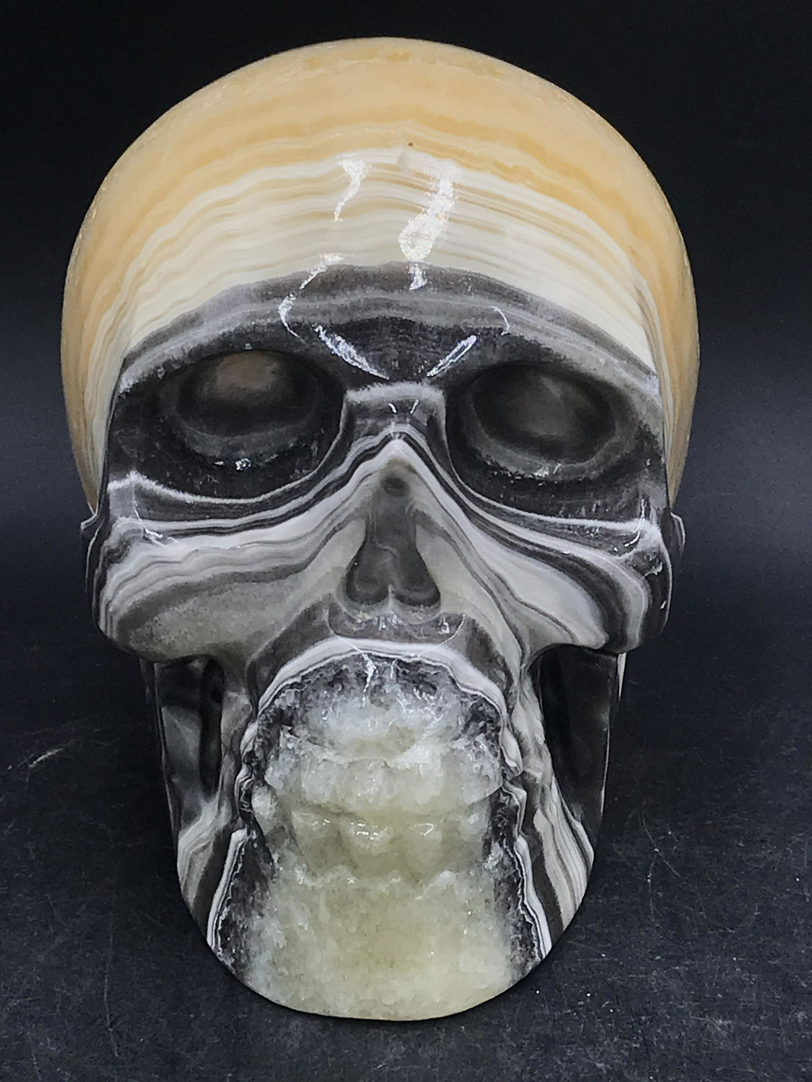 Rock, Crystal, Natural, Decor, Collectible, Carving, Skull (1 of 5)