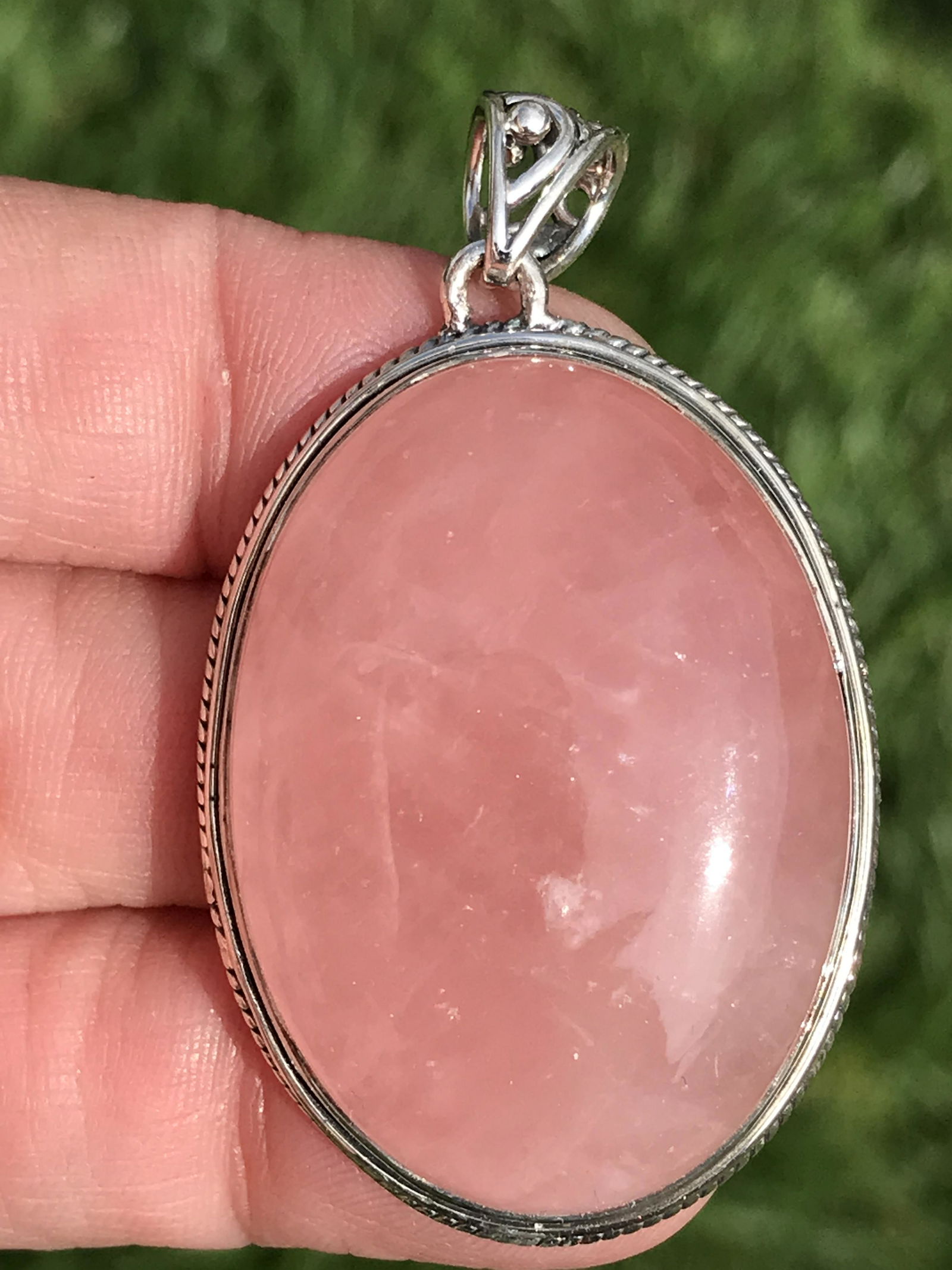 Rock, Crystal, Natural, Jewelry, Pendant, Sterling (1 of 3)