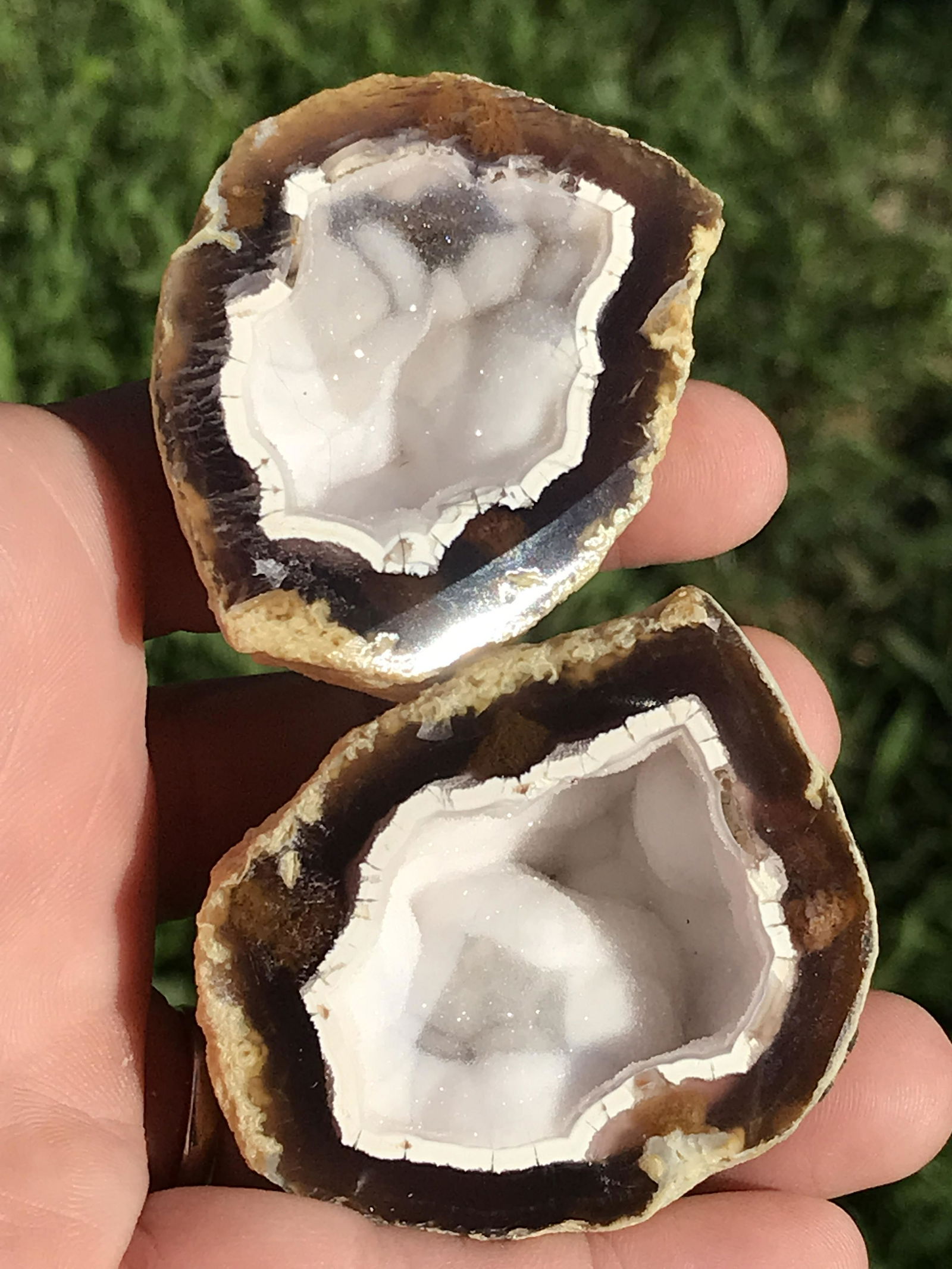 Geode, Rock, Crystal, Natural, Collectible, Specimen, (1 of 4)