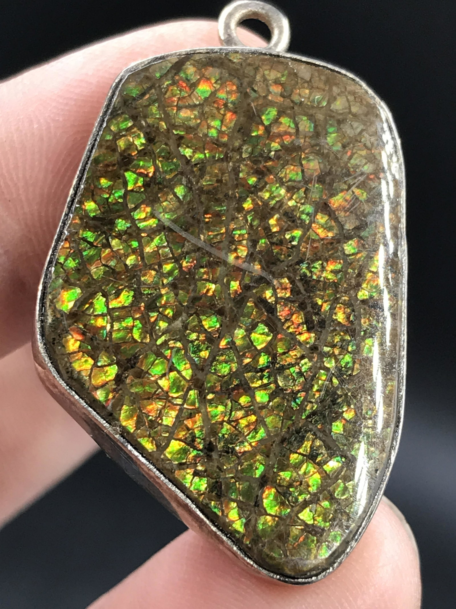 Rock, Crystal, Natural, Jewelry, Pendant, Sterling (1 of 4)