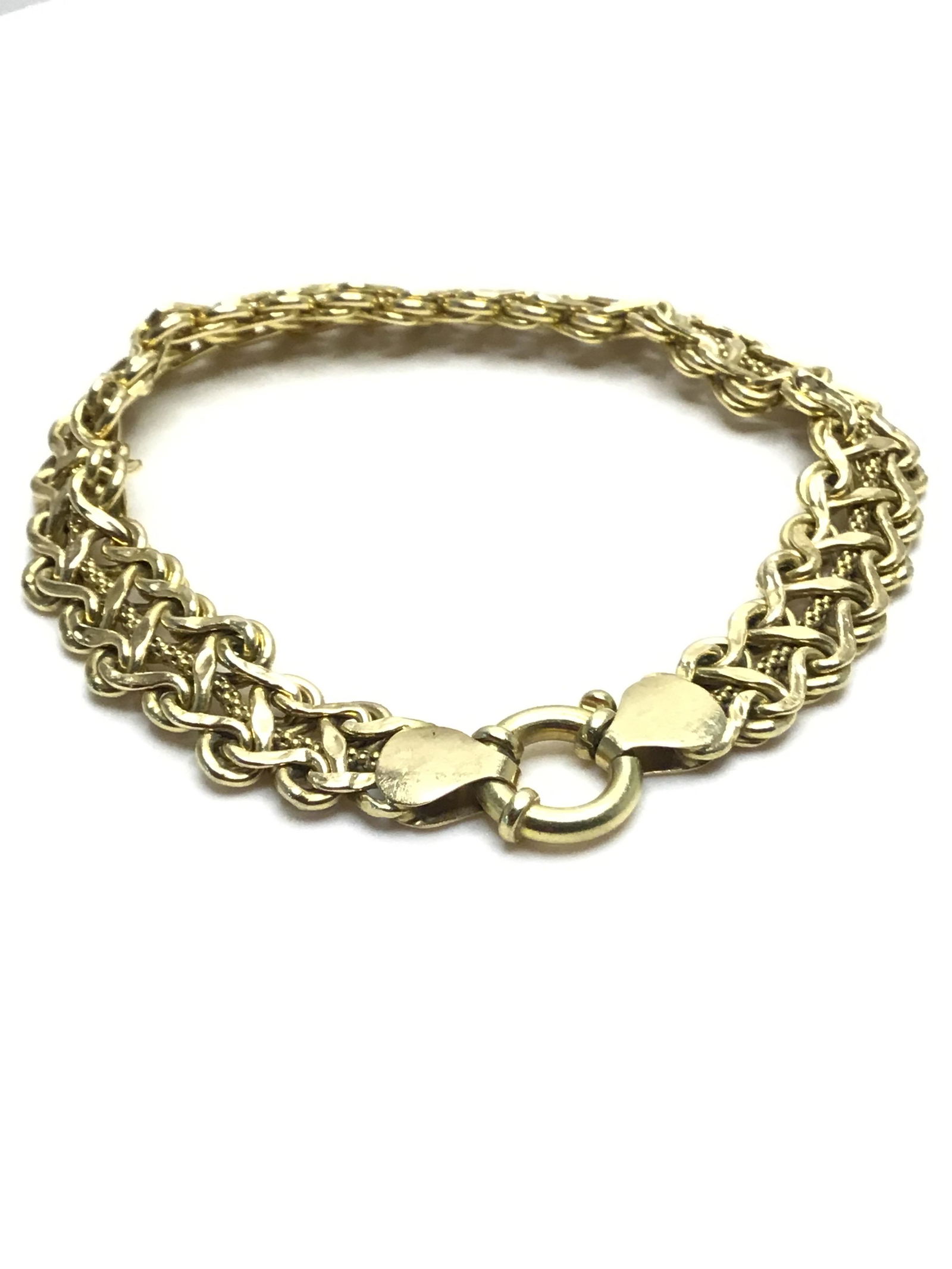 10 g 14 karat gold bracelet 7.5” (1 of 3)