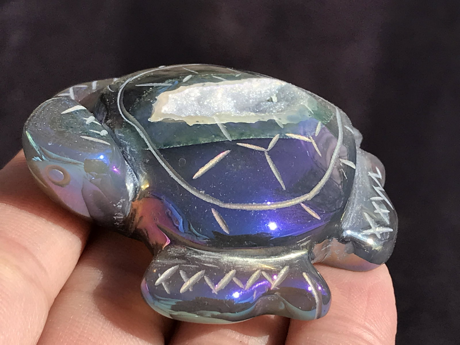 Aura Quartz Turtle: Aura Quartz Turtle