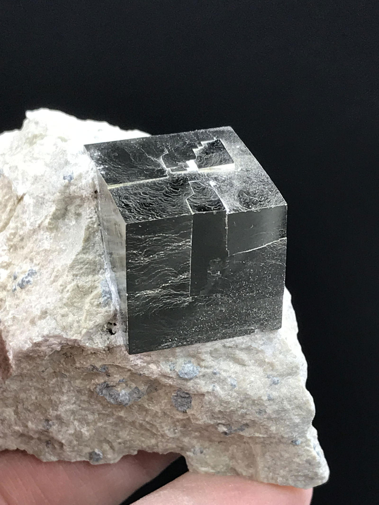 Pyrite Cube in Matrix (1 of 4)