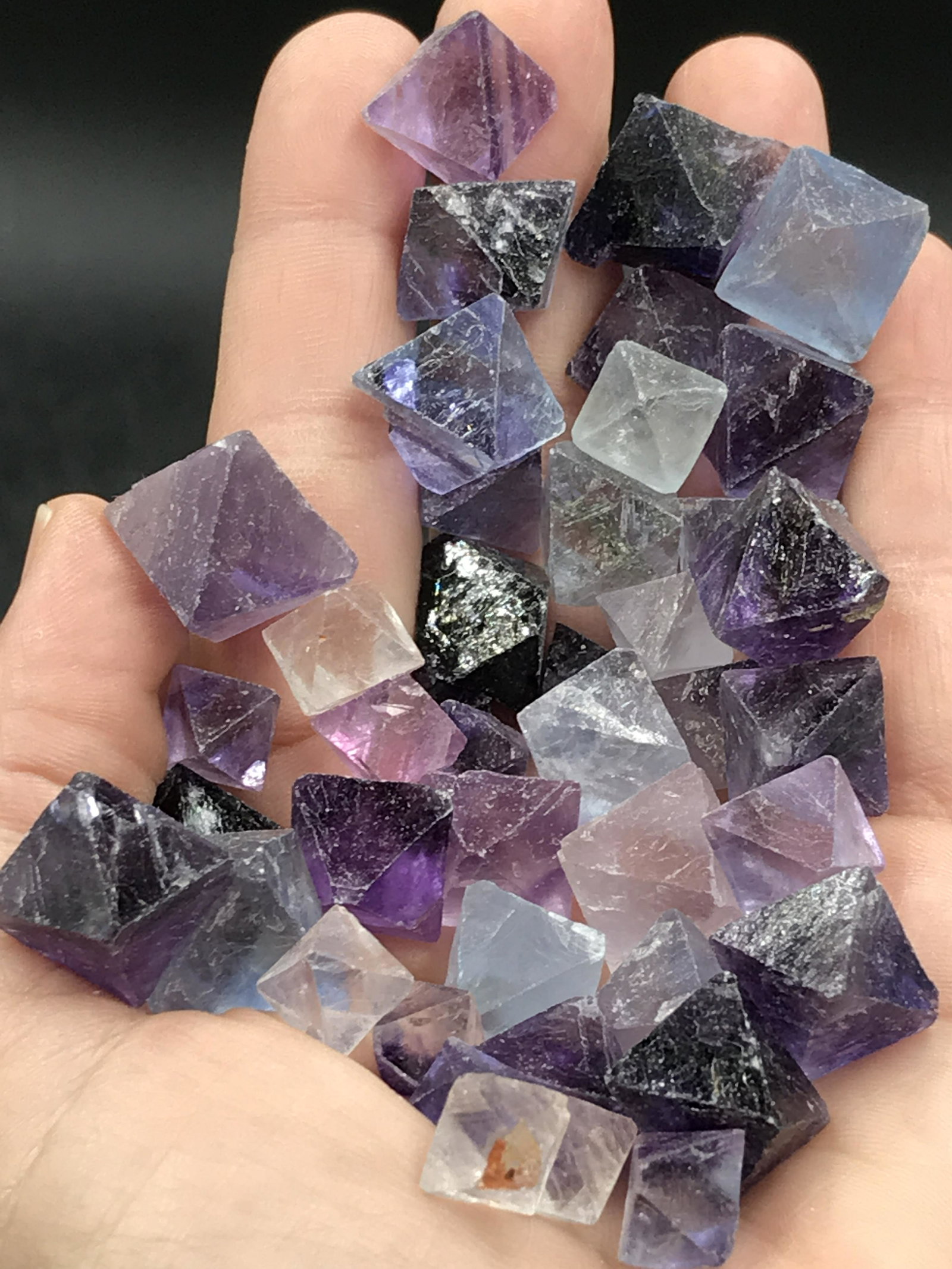 Fluorite Octohedrons: Fluorite Octohedrons Illinois