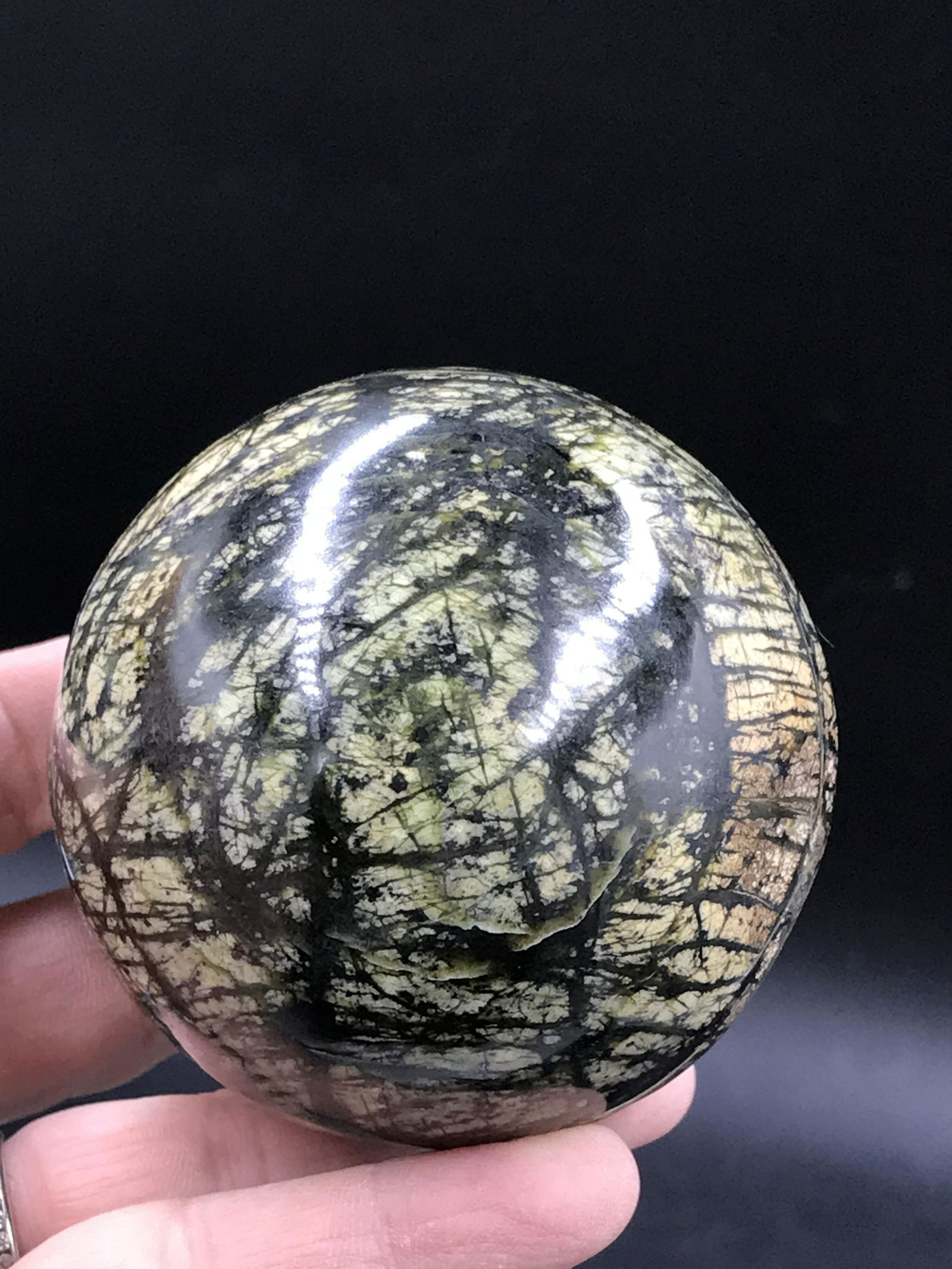 Brecciated Jade Sphere (1 of 5)