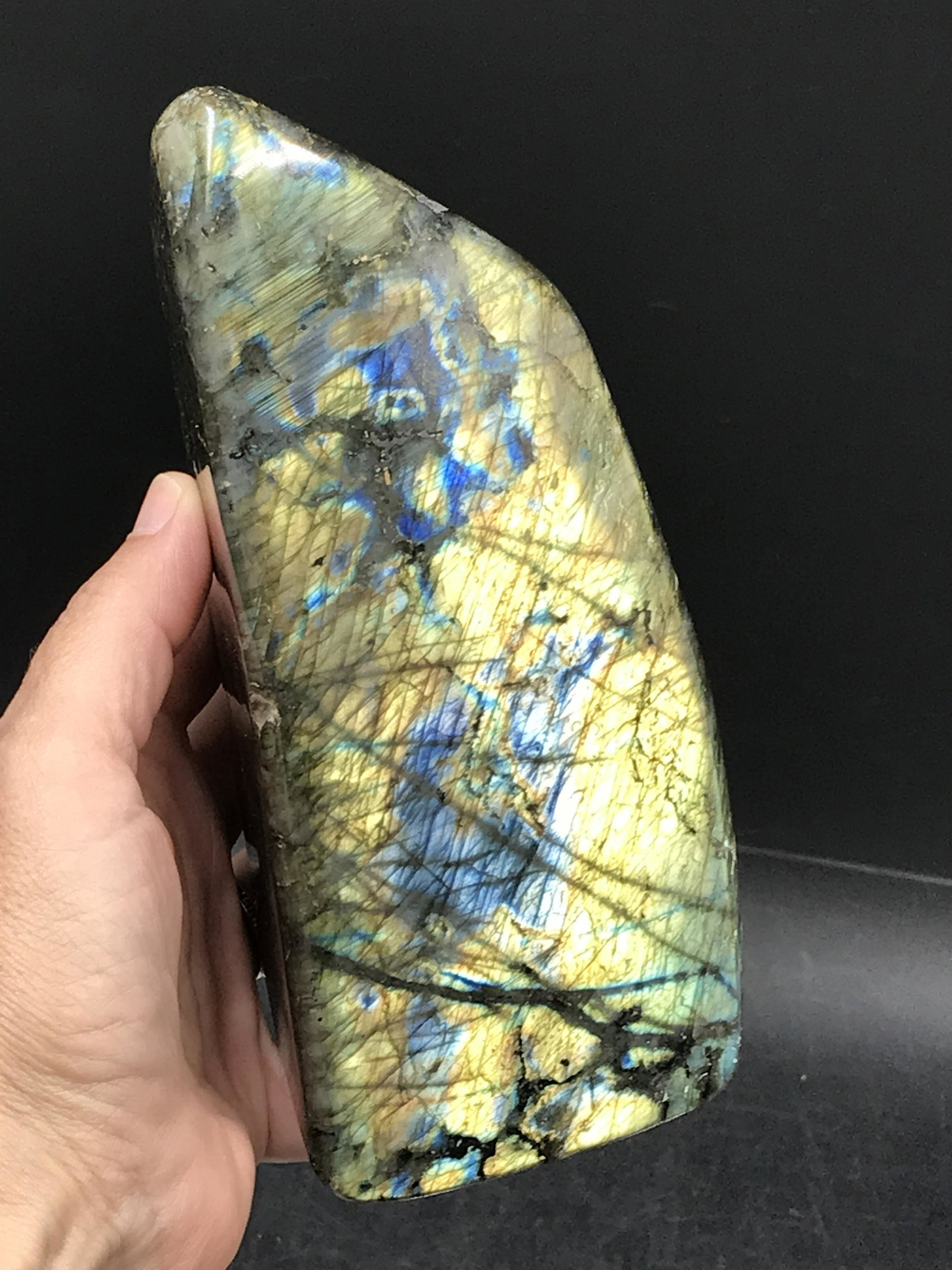 Rock, Crystal, Natural, Collectible, Mineral, Specimen: Labradorite Madagascar 3lb