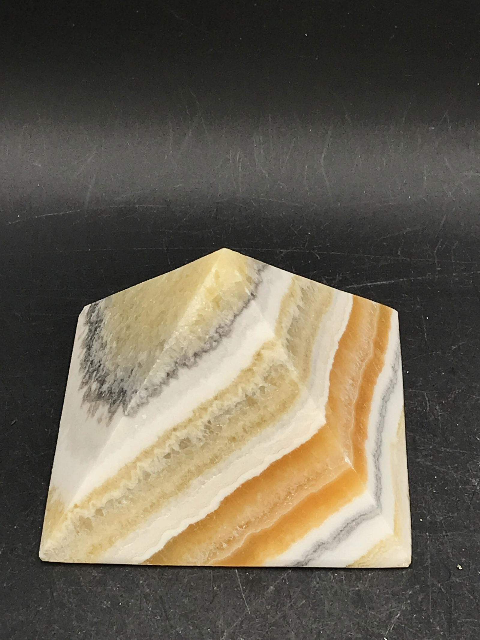 Rock, Crystal, Natural, Decor, Collectible, Carving, Pyramid (1 of 5)