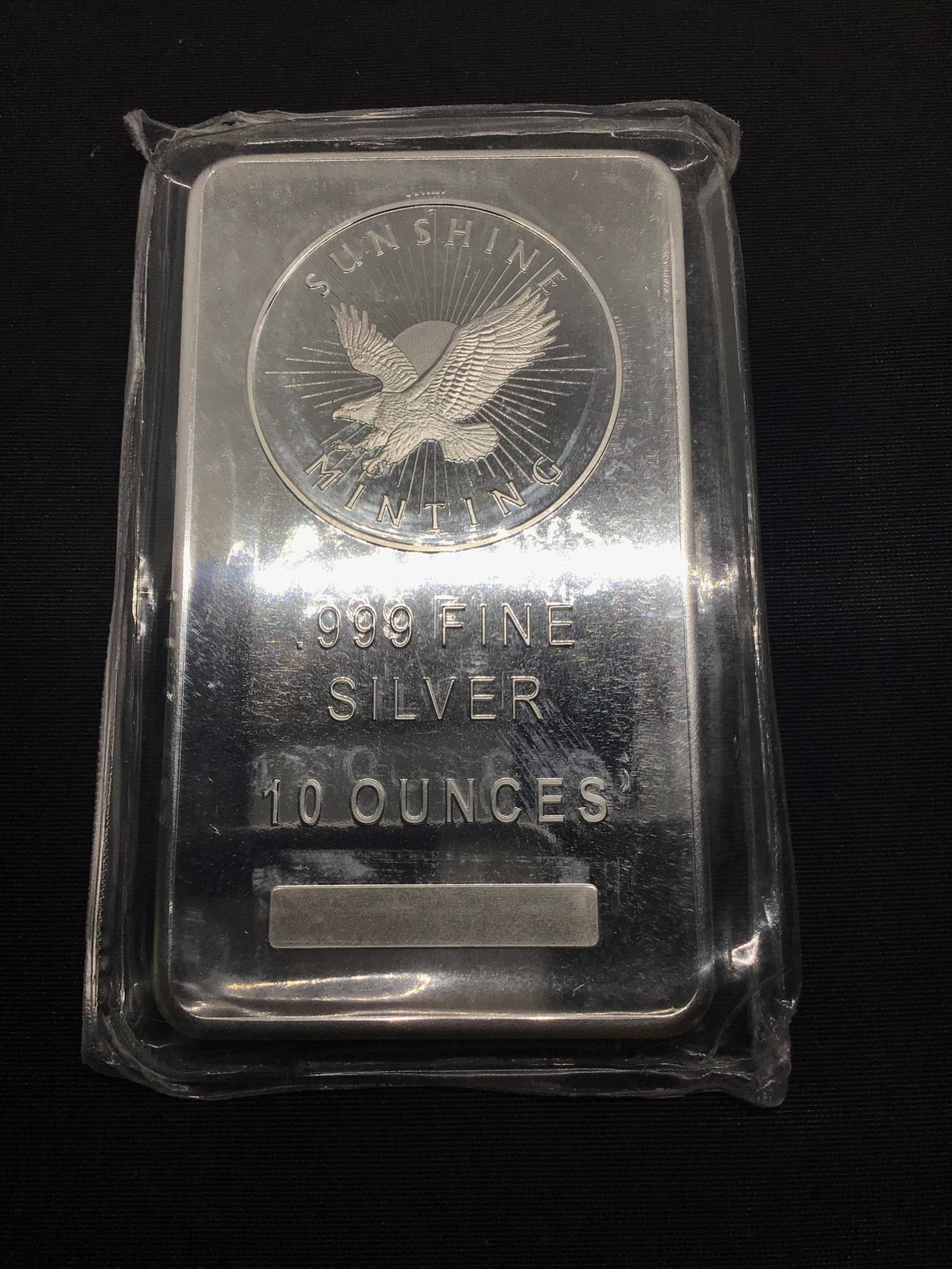 10 Troy Ounce Silver Bar Auction