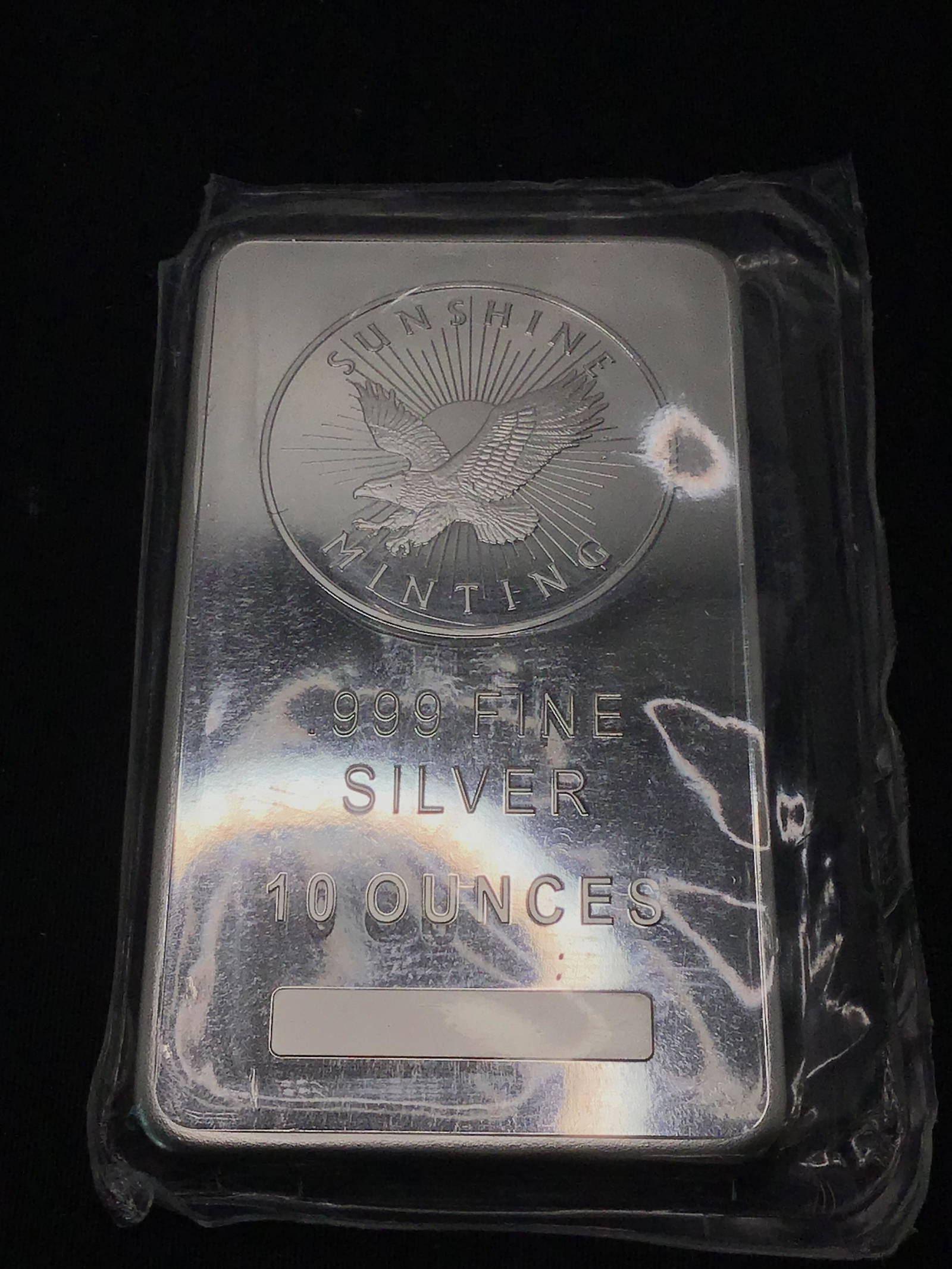 10 Troy Ounce Silver Bar Auction