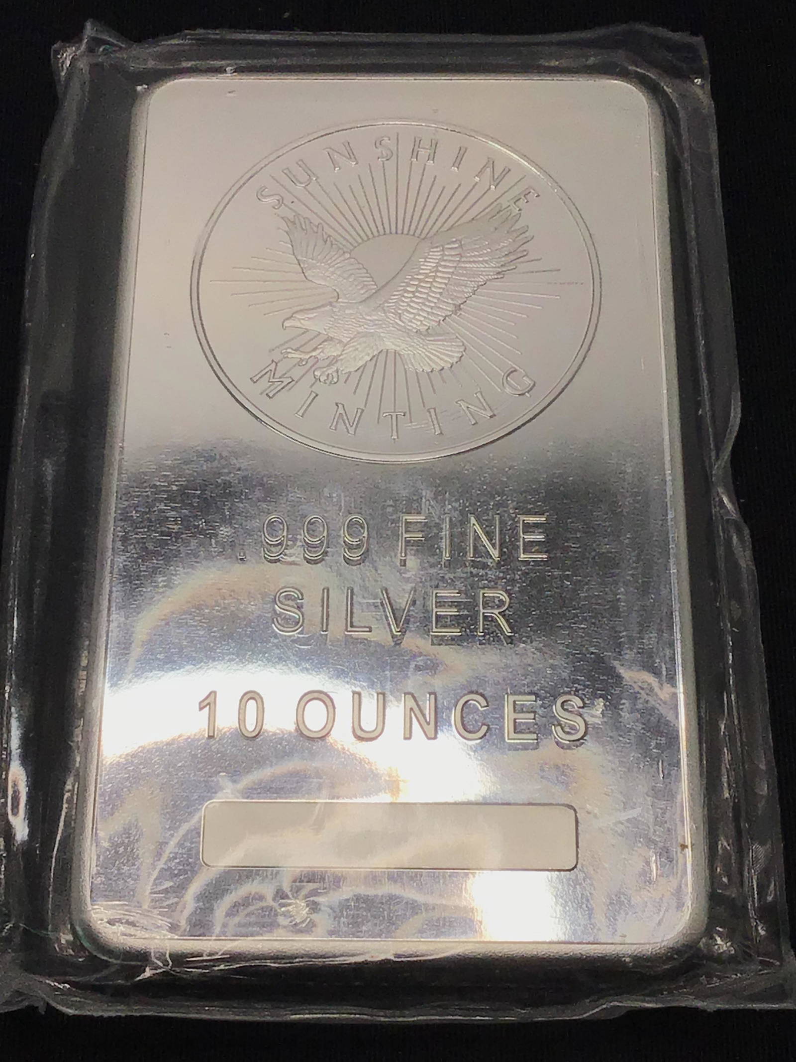 10 Troy Ounce Silver Bar Auction