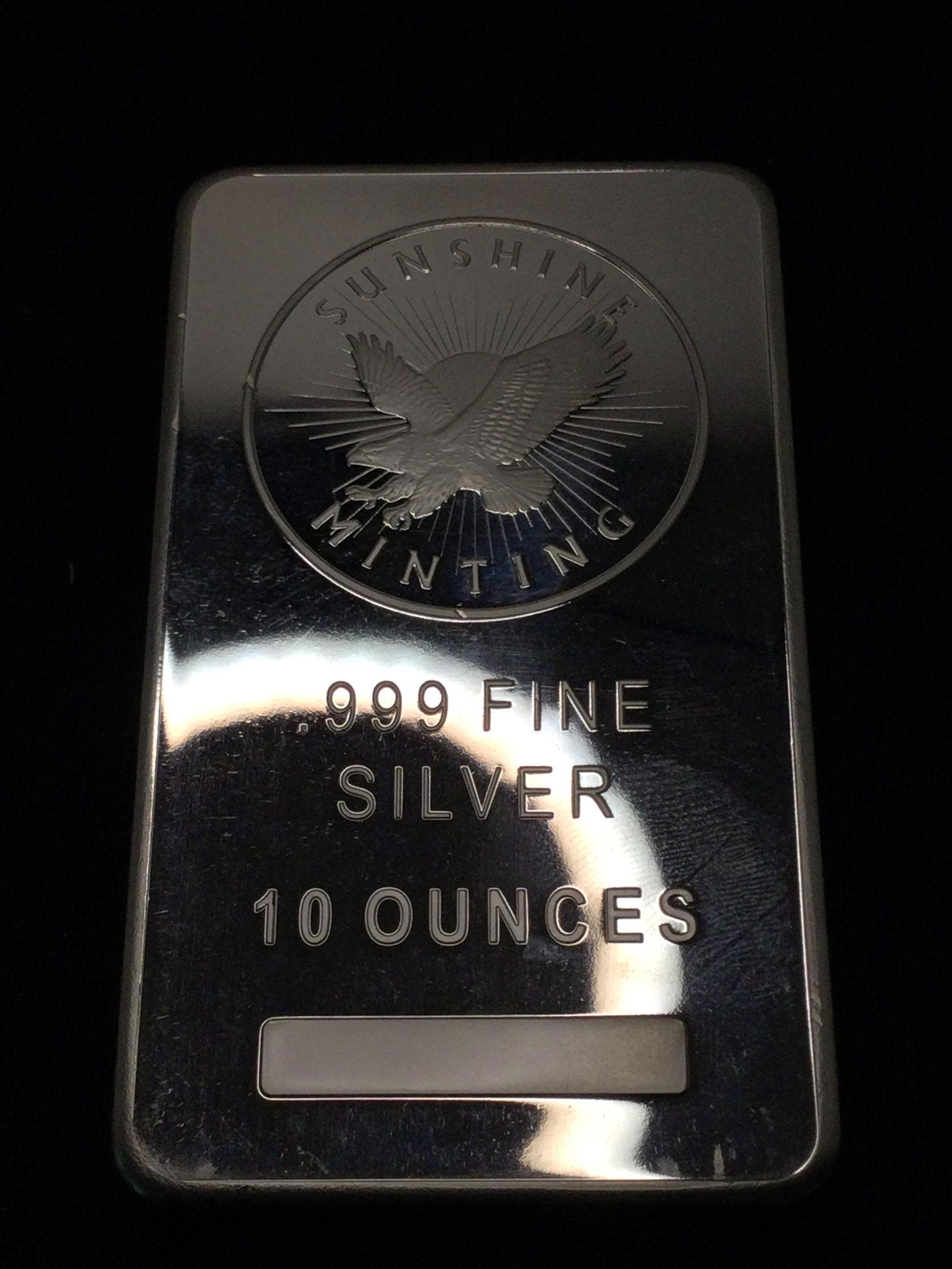10 Troy Ounce Silver Bar Auction