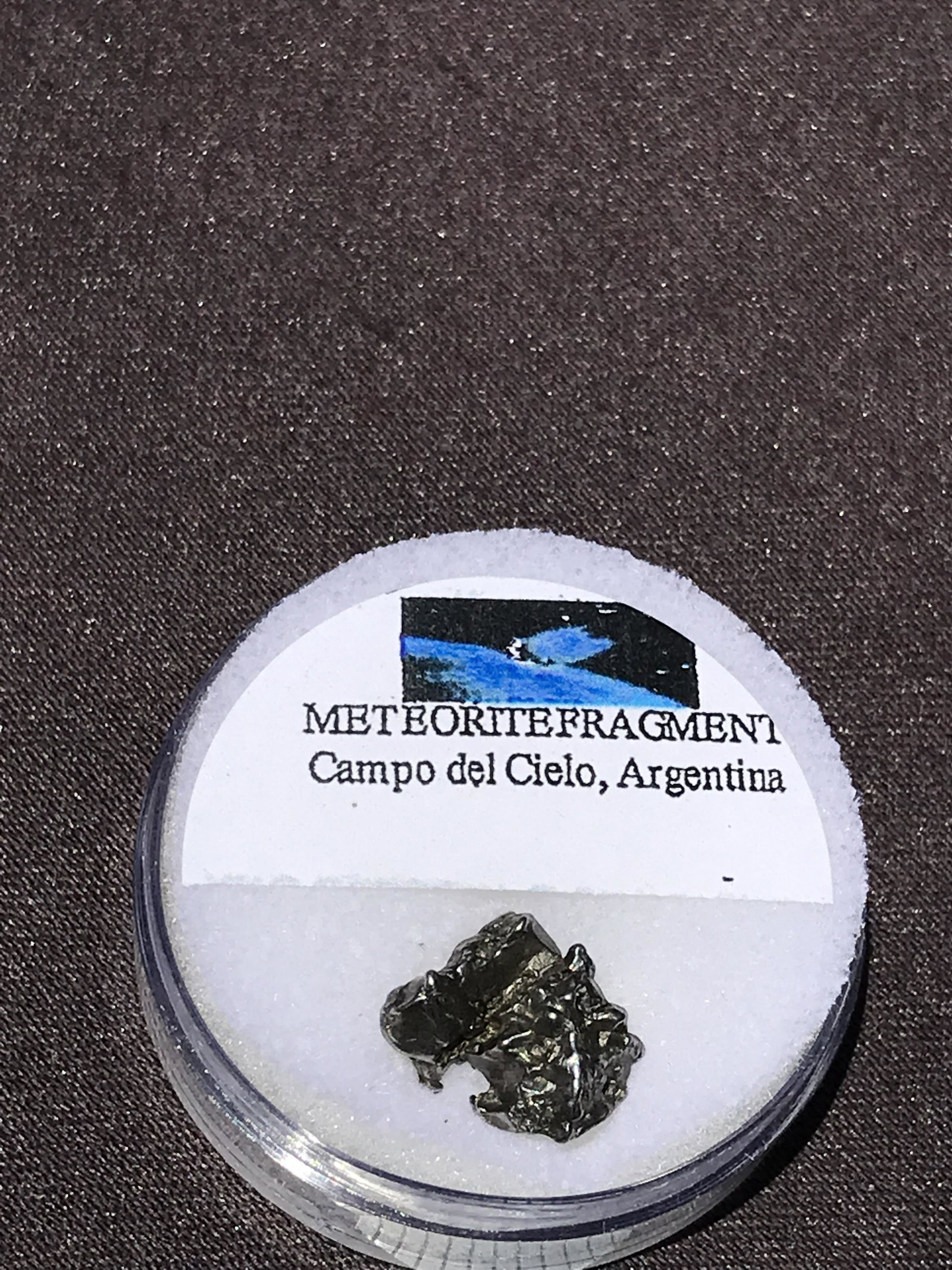 Meteorite, Rock, Crystal, Natural, Collectible, Outerspace: Meteorite: Campo del Cielo Argentina 2g
