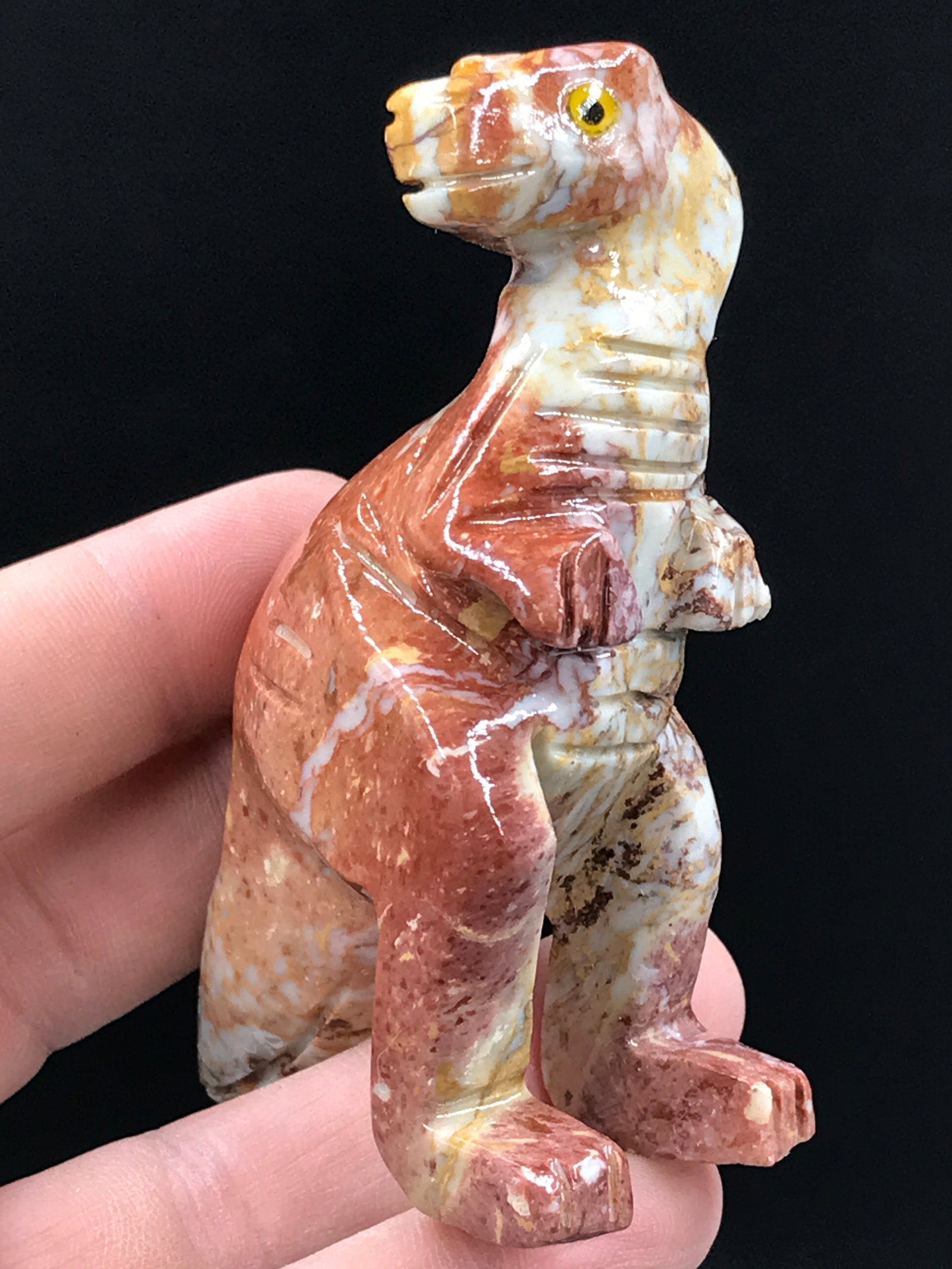Rock, Crystal, Natural, Decor, Collectible, Carving, Dinosaur: Soapstone Dinosaur T-Rex