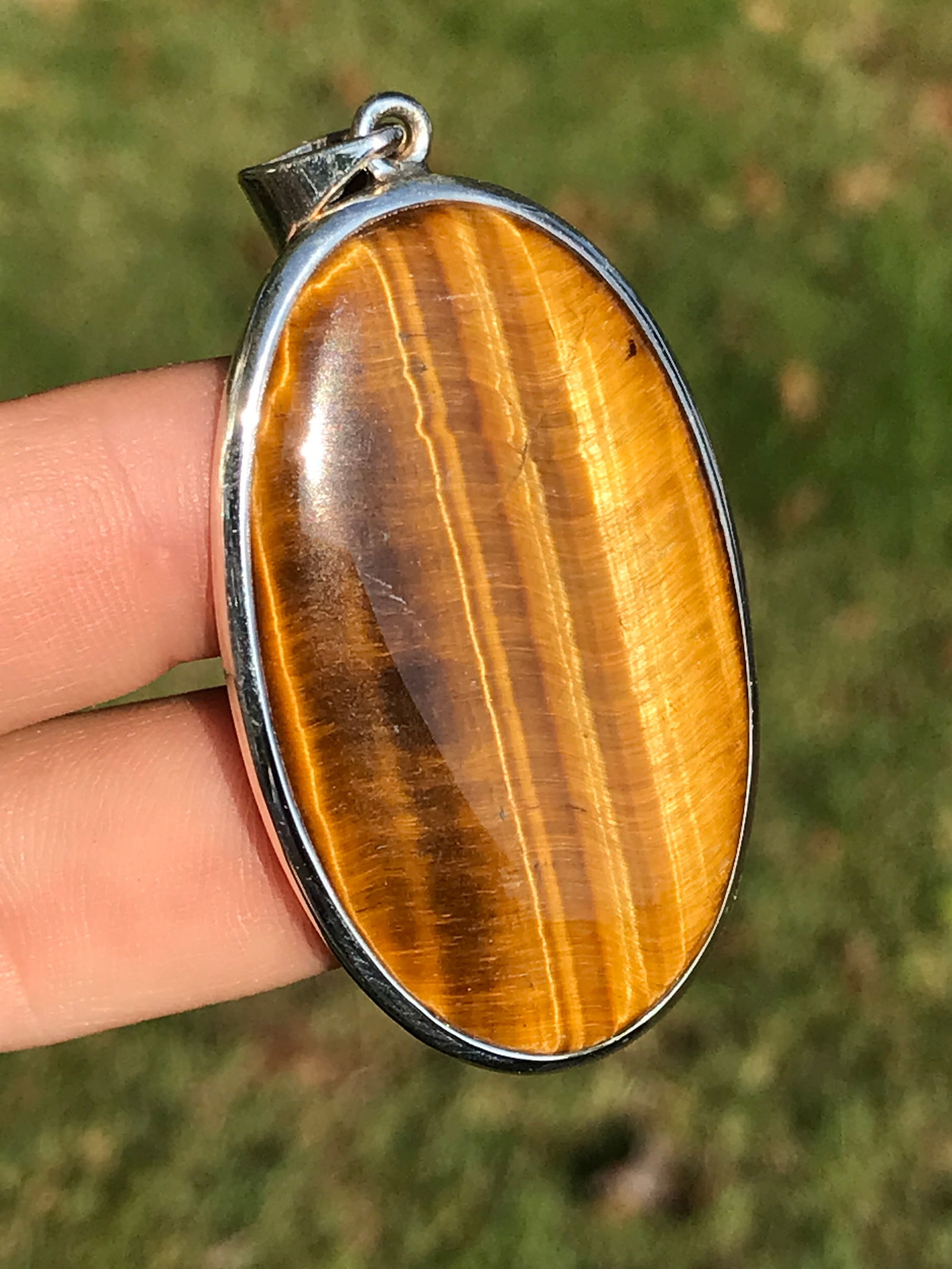 Rock, Crystal, Natural, Jewelry, Pendant, Sterling (1 of 4)