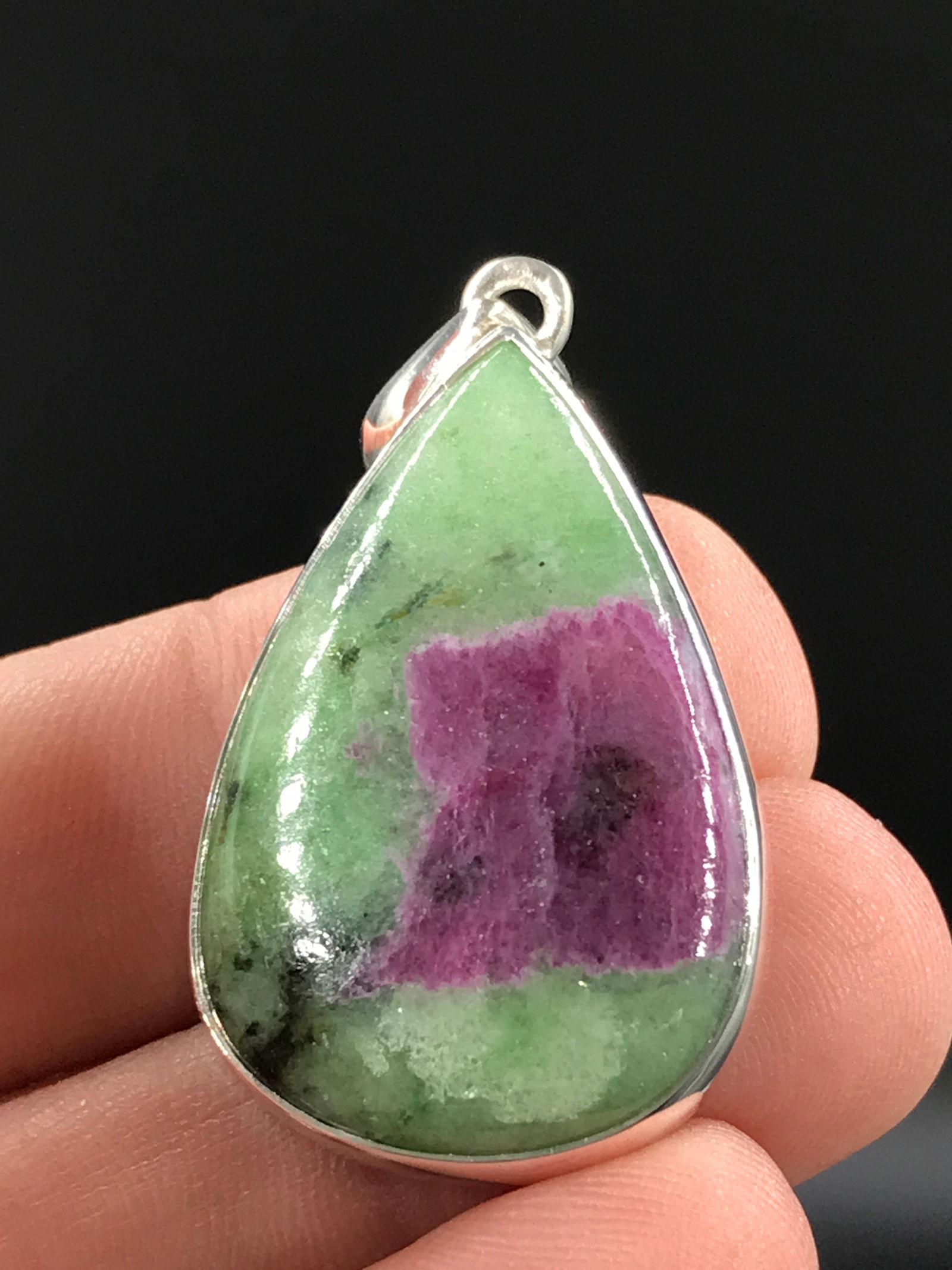 Rock, Crystal, Natural, Jewelry, Pendant, Sterling (1 of 4)
