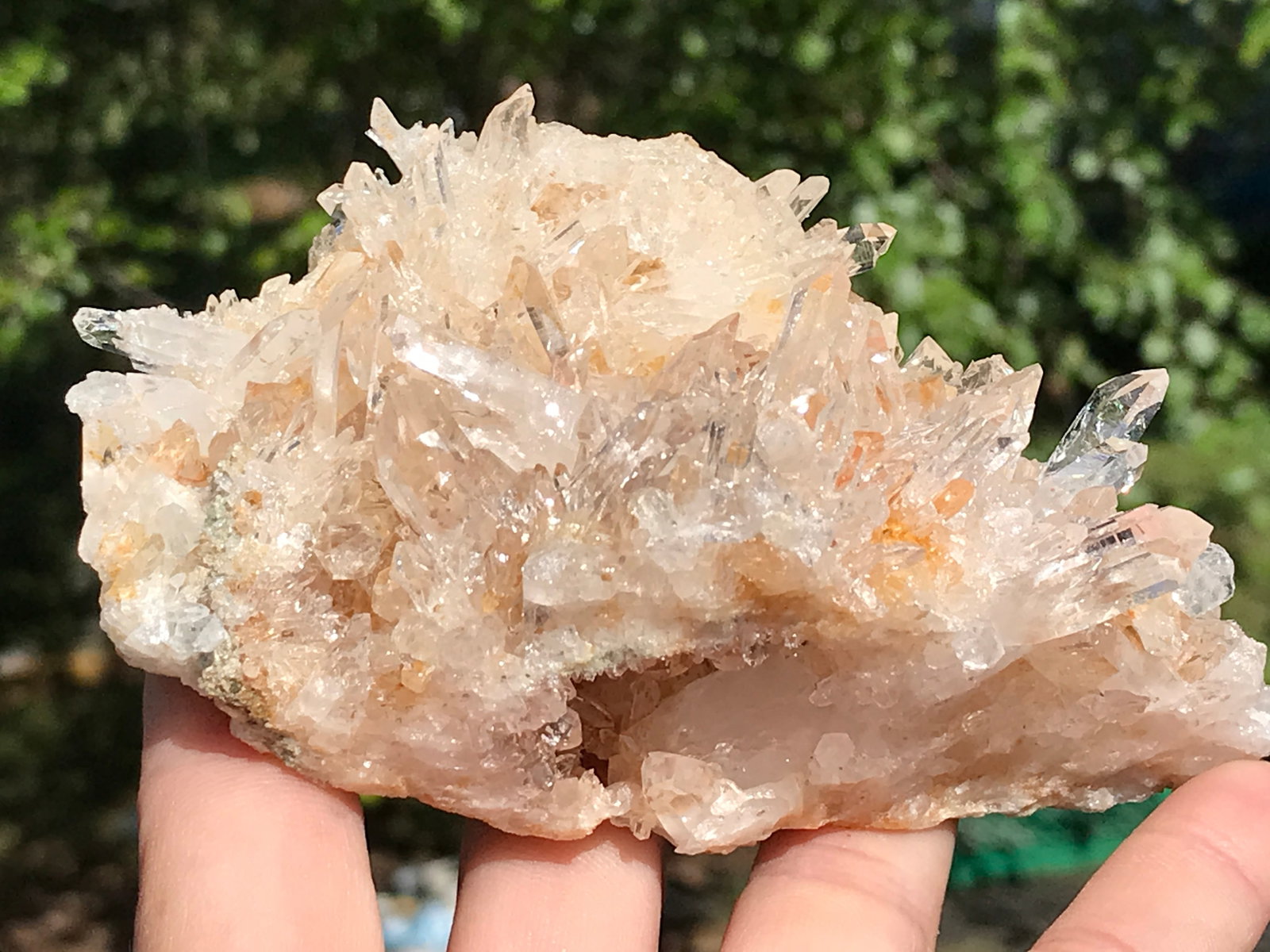 Rock, Crystal, Natural, Collectible, Mineral, Specimen: Quartz Cluster Colombia 7oz