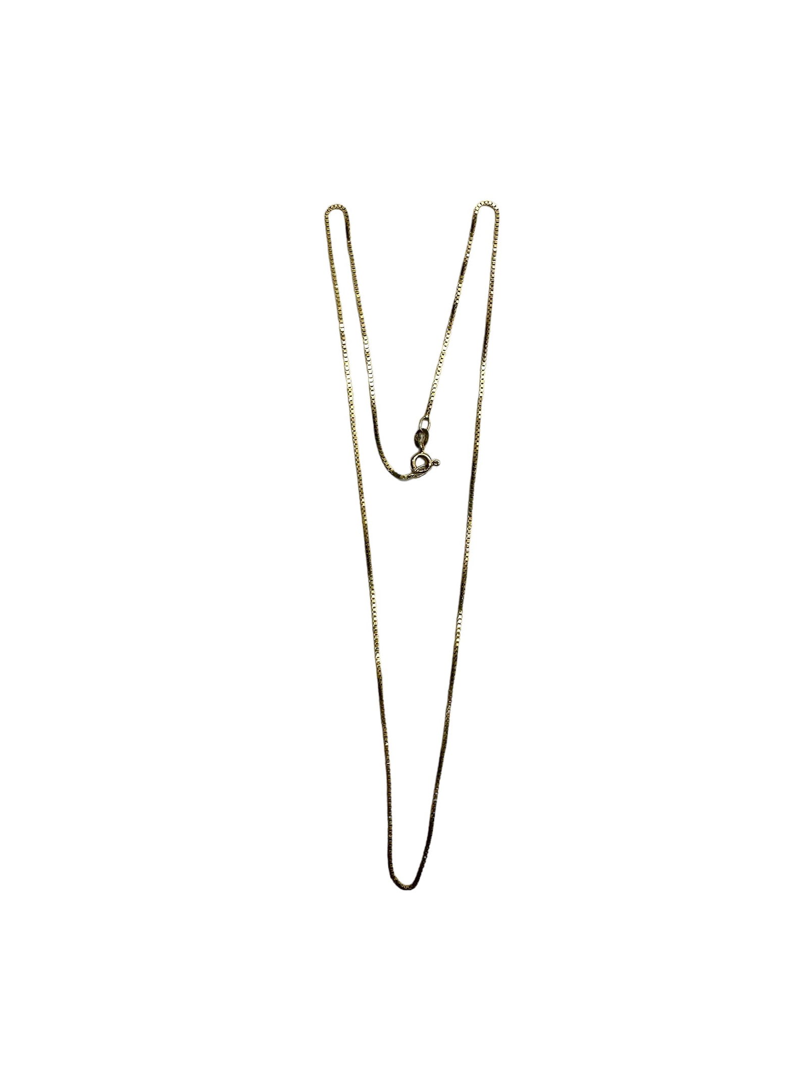 14k box chain link necklace (1 of 3)