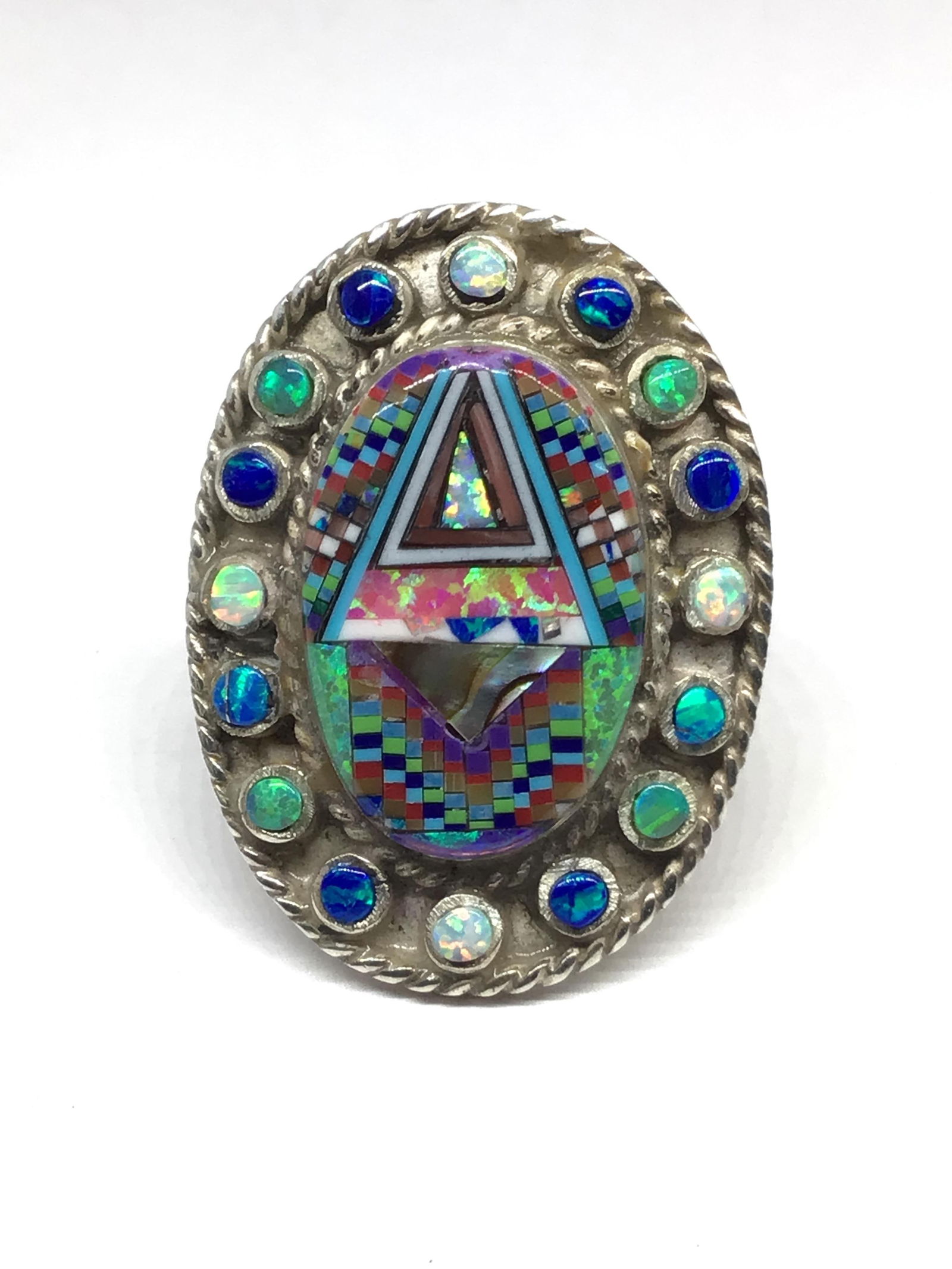 multi stone inlay ring (1 of 4)