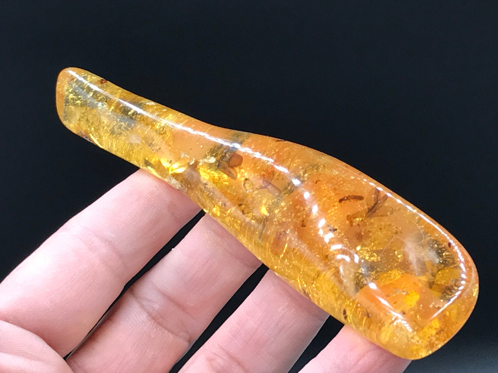 Amber, Fossil, Natural, Collectible, Specimen, Insect: Amber "Variety Copal" 10-11 M.Y.O. with Fossil Insects Colombia South America 27g