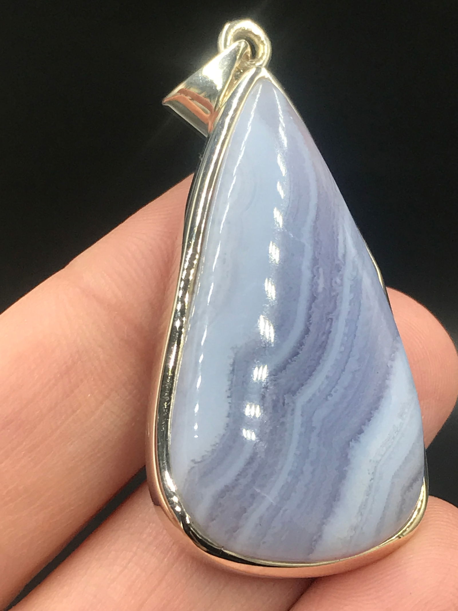 Rock, Crystal, Natural, Jewelry, Pendant, Sterling (1 of 4)